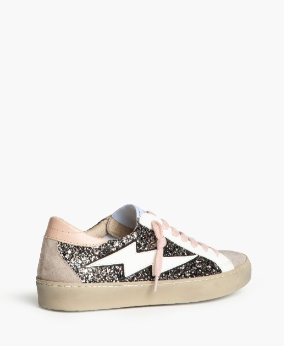 Zapatillas Casual para Mujer con Detalles Brillantes y Estrella Azul, combina confort y estilo.Corina