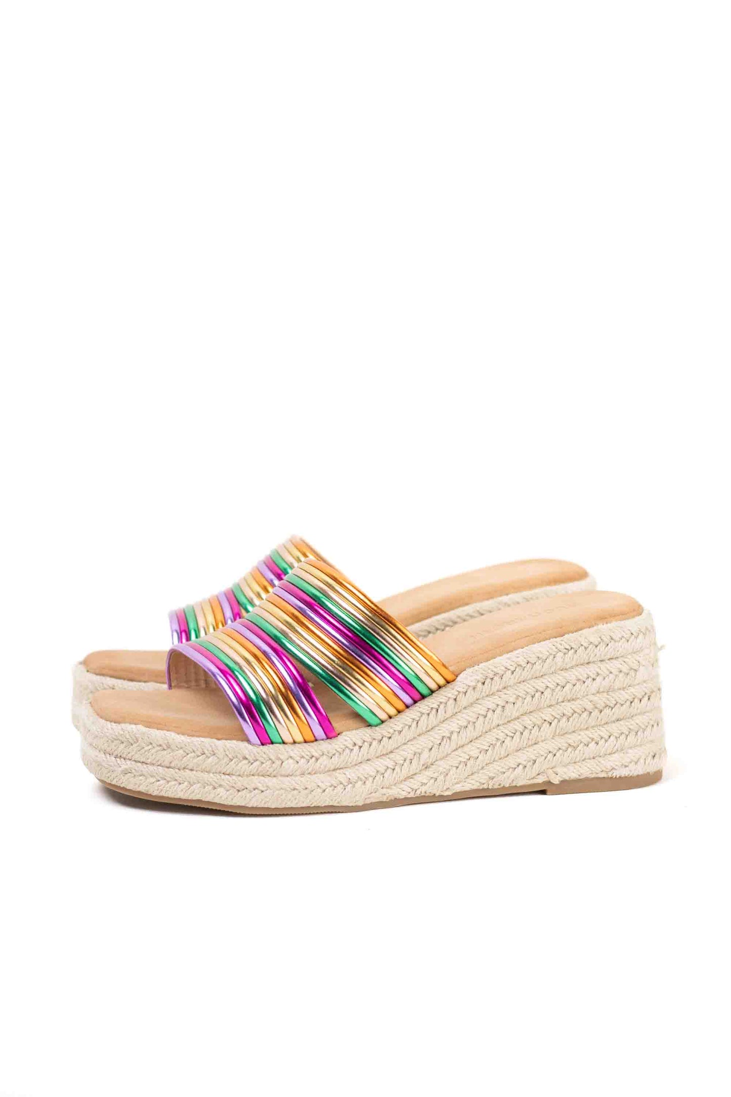 sandalias cunas espartos mujer con plataforma MULTI 36