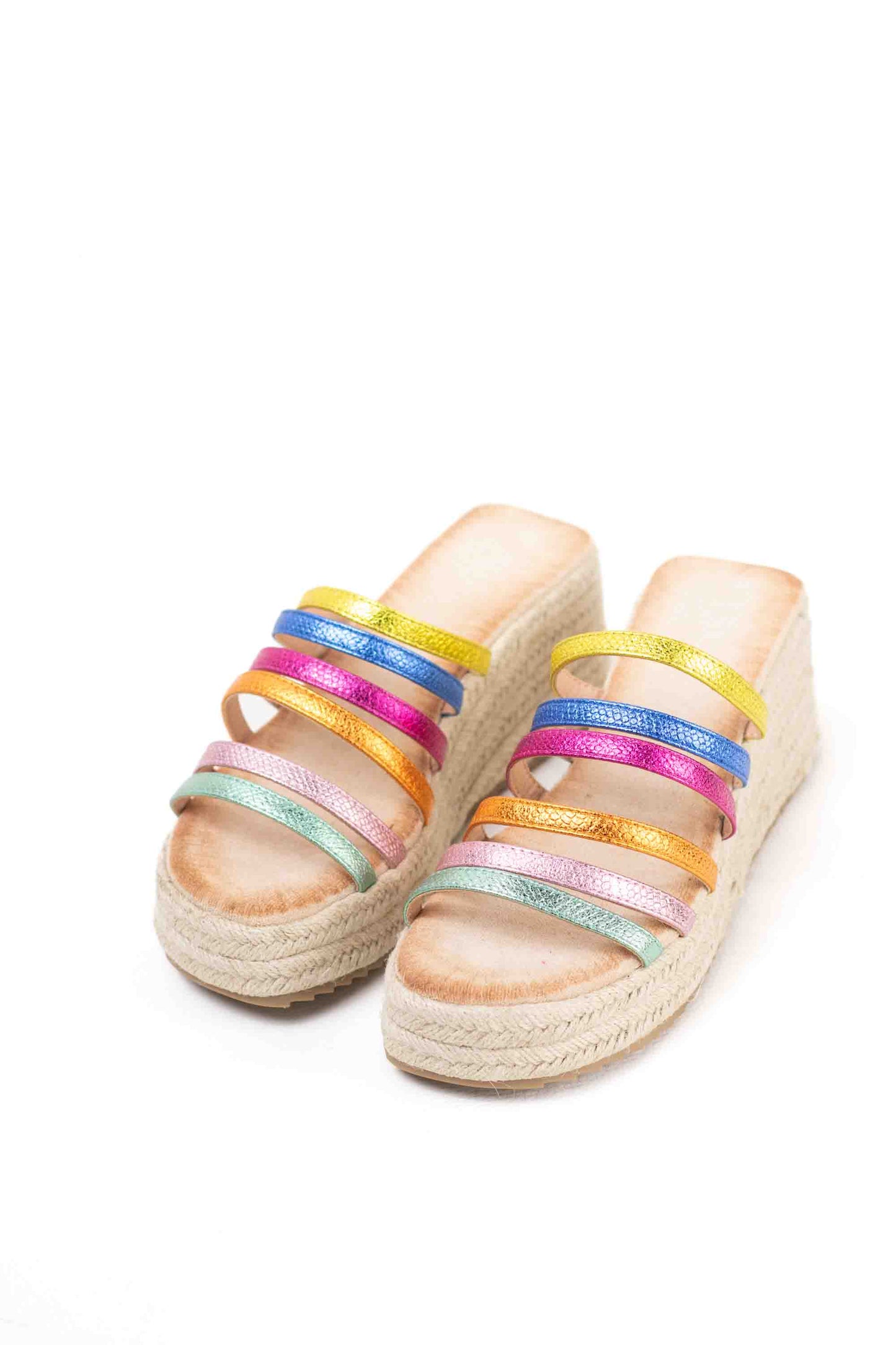 sandalias cunas espartos mujer plantilla almohadilla Multi 36