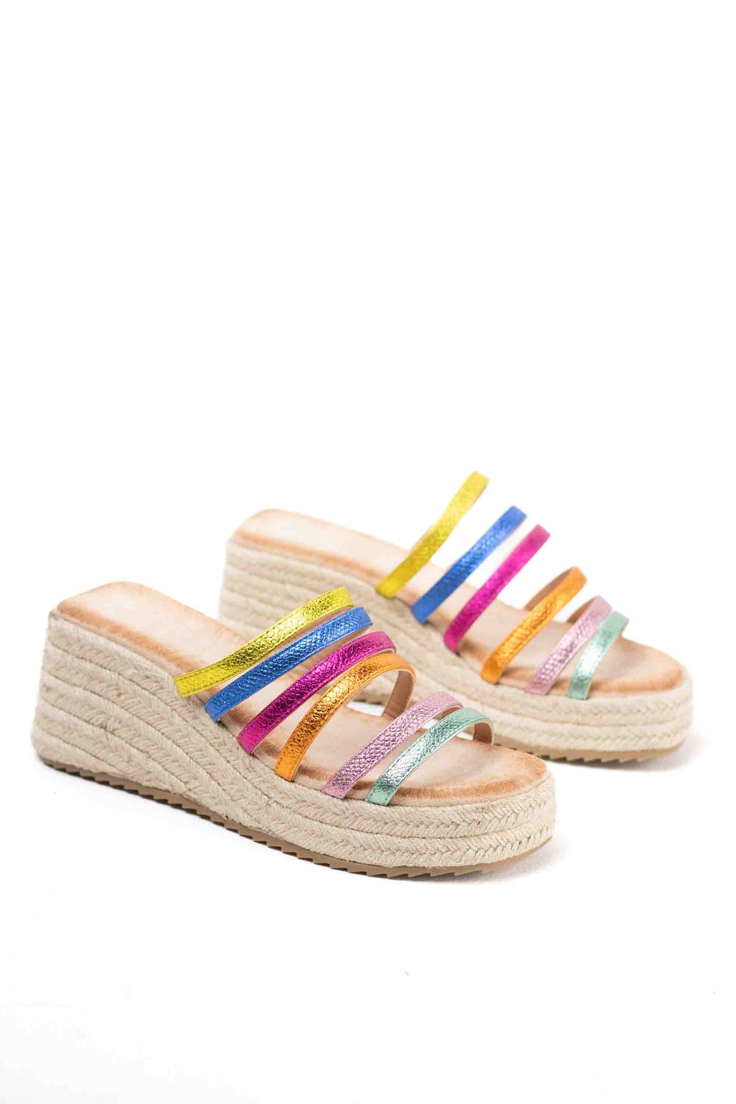 sandalias cunas espartos mujer plantilla almohadilla Multi 37
