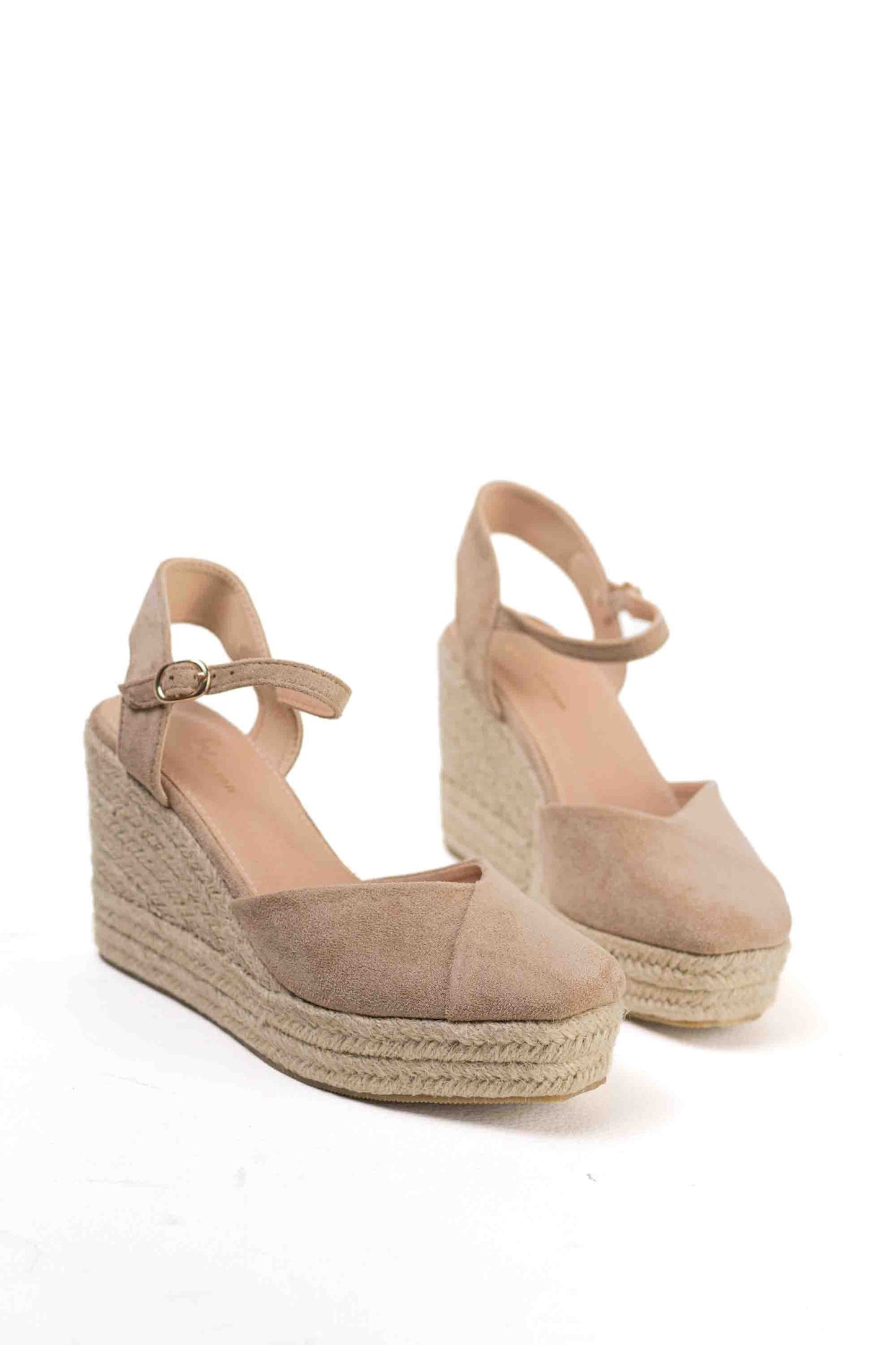 alpargatas cunas espartos altas mujer con plataforma super ligeras color Negro talla 38