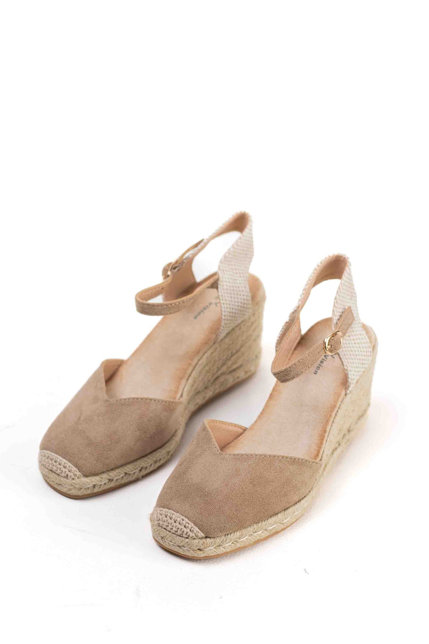 alpargatas doradas mujer cuna altas de espartos con plataforma con plantilla almohadilla color Plateado talla 40