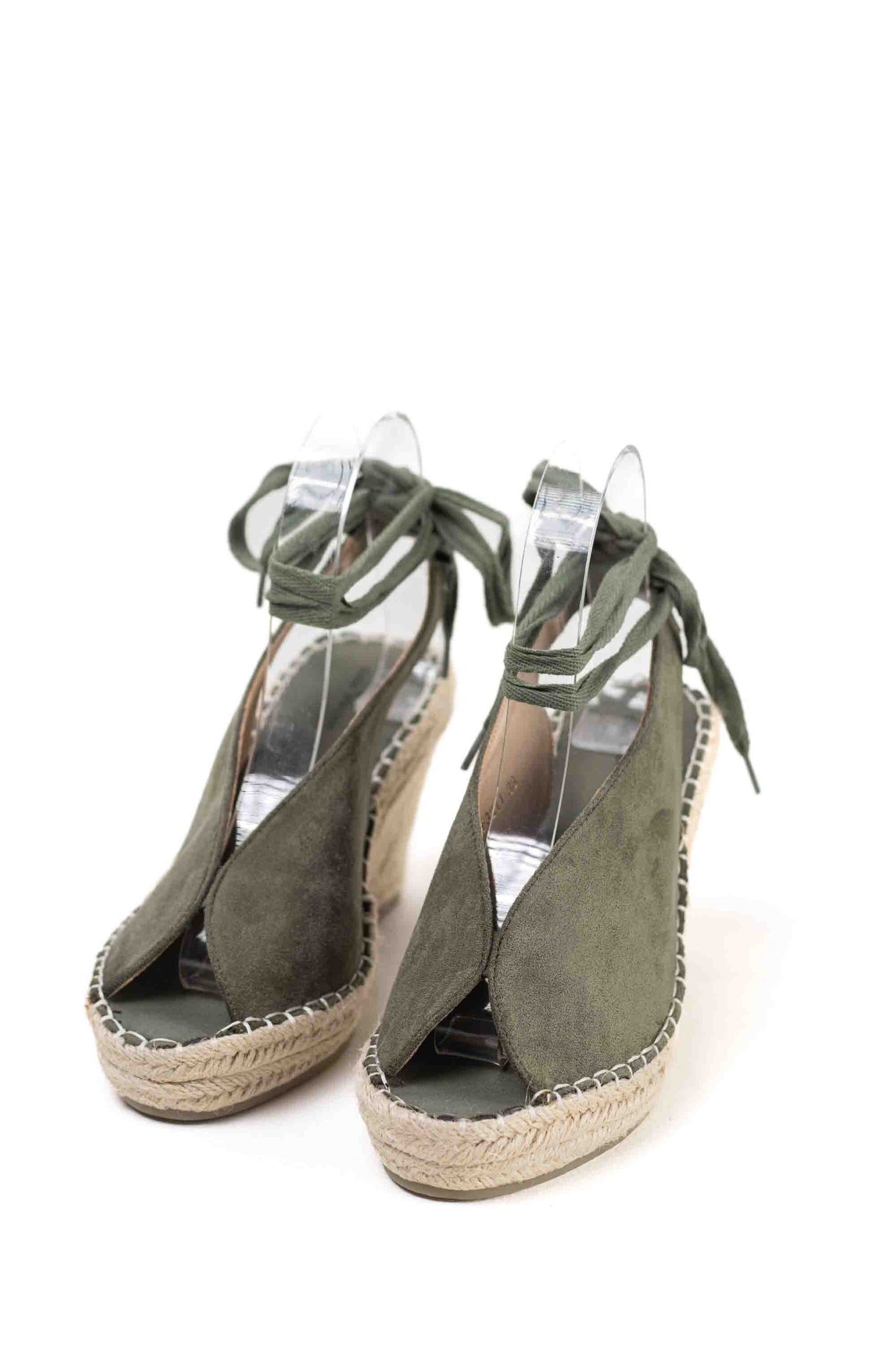 alpargatas cunas espartos altas con plataforma con cintas estilo bohemia Negro 39