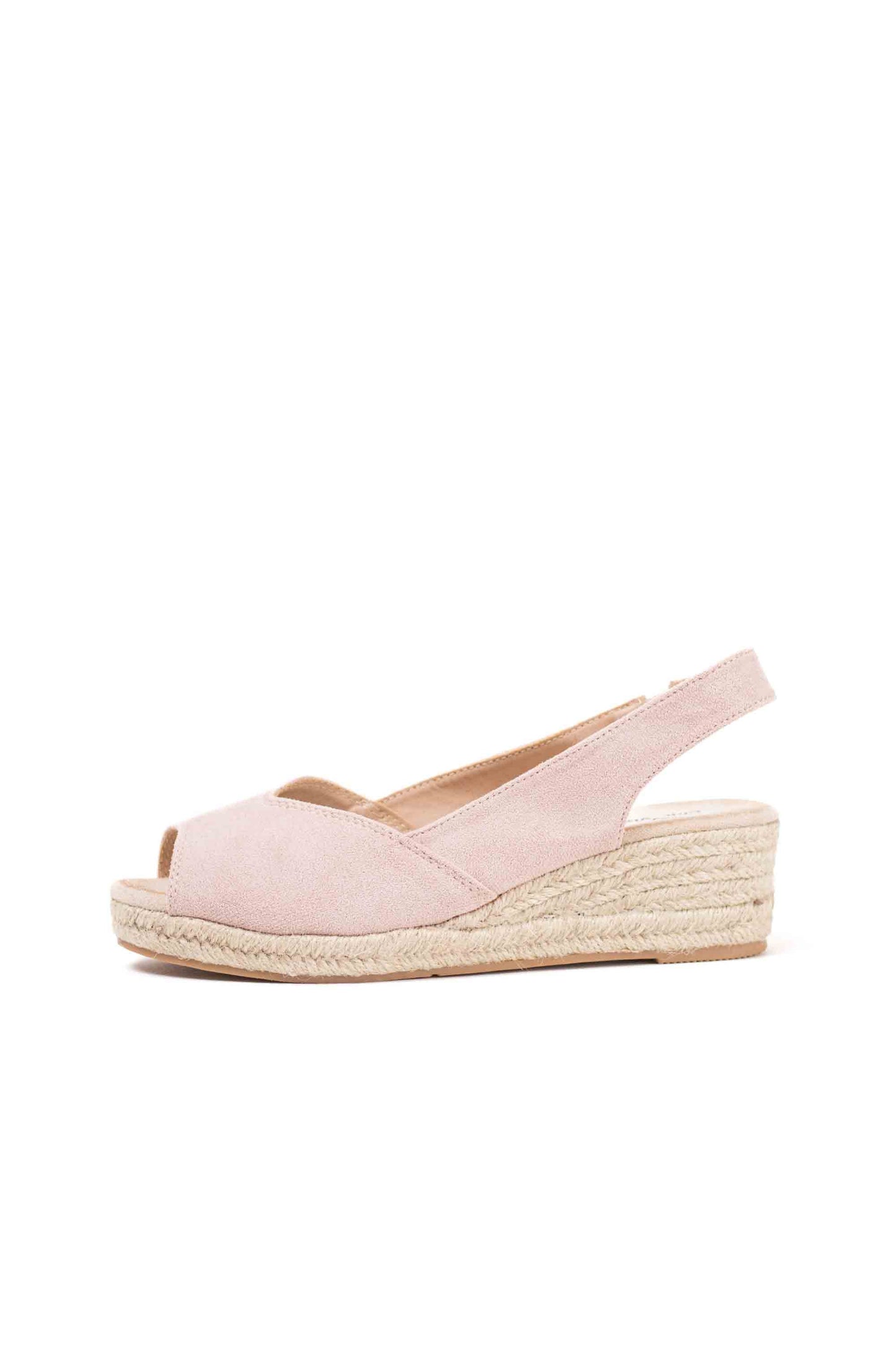 Alpargatas doradas mujer cuña baja de espartos con plataforma plantilla almhoadilla