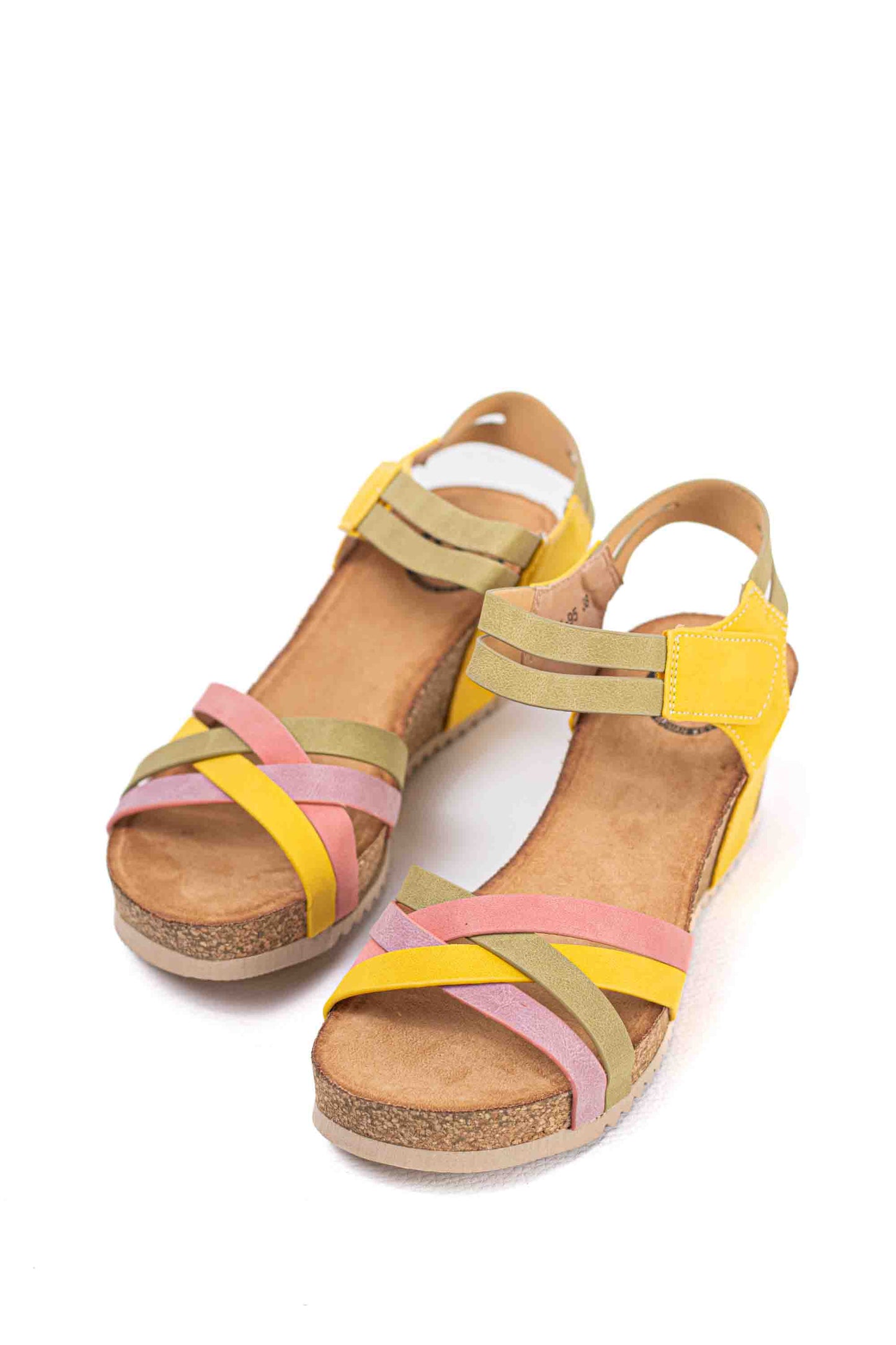 Sandalias mujer de Cuña Multicolor y plataforma para verano