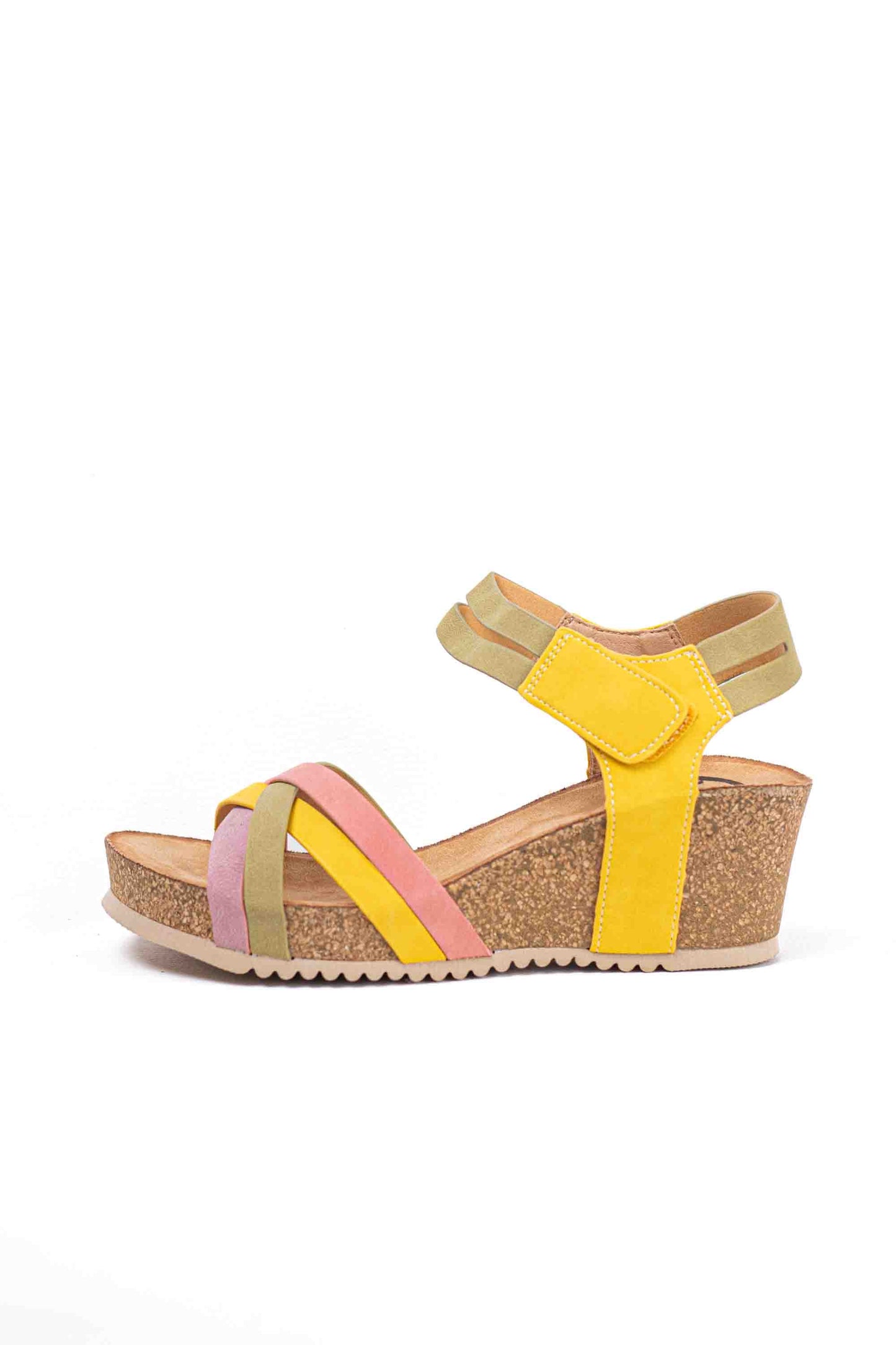 Sandalias mujer de Cuña Multicolor y plataforma para verano
