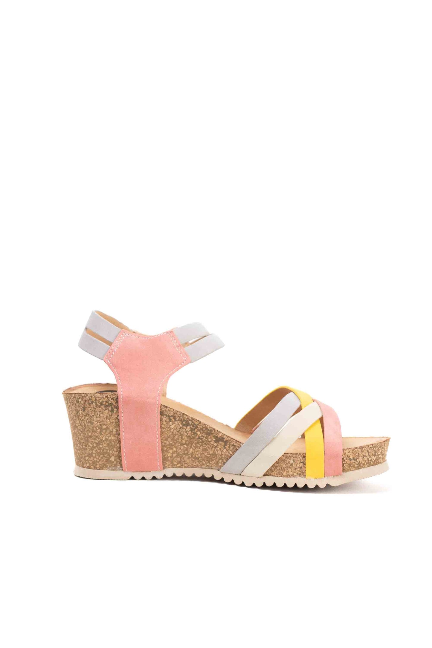 Sandalias mujer de Cuña Multicolor y plataforma para verano