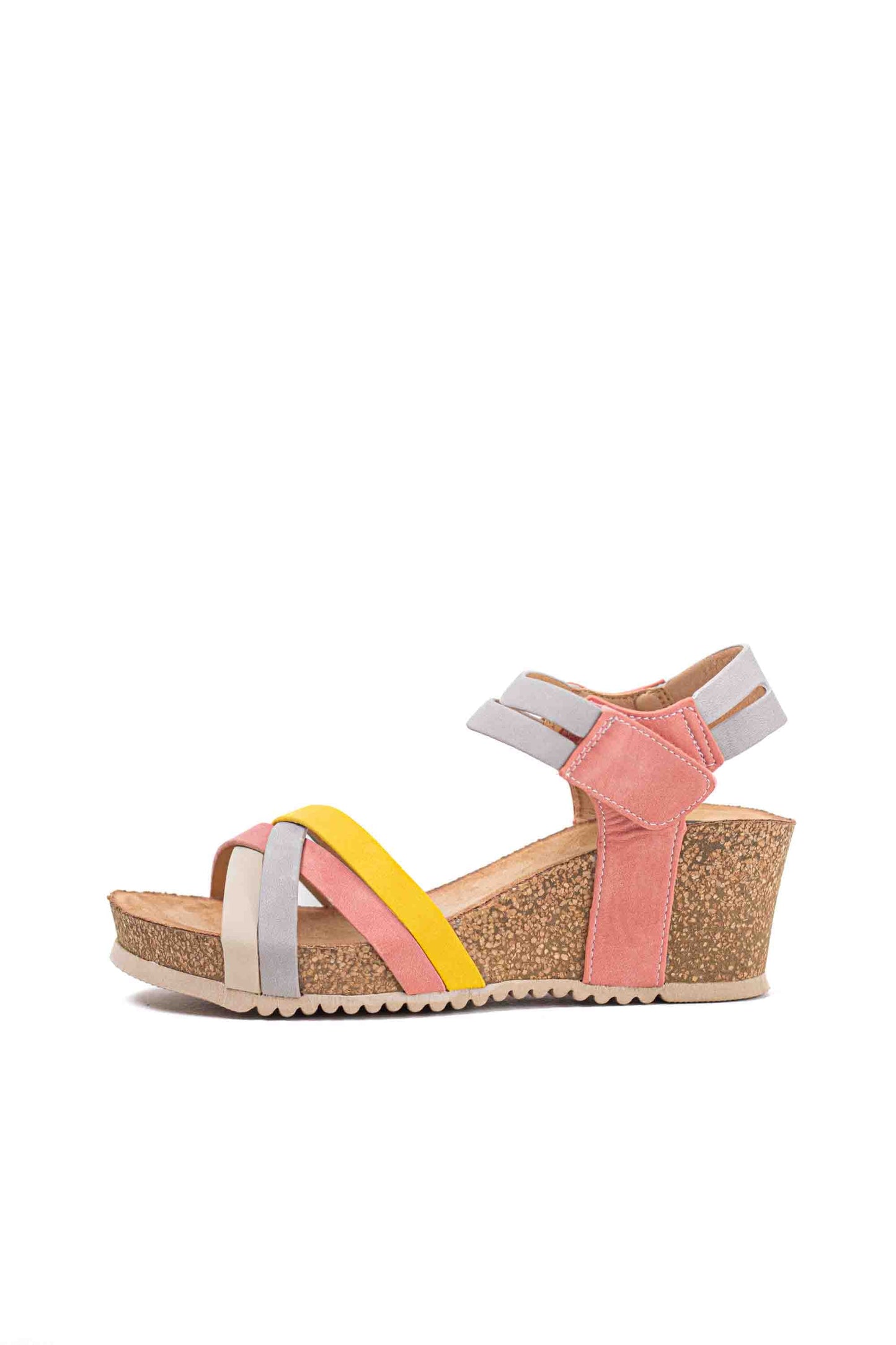 Sandalias mujer de Cuña Multicolor y plataforma para verano
