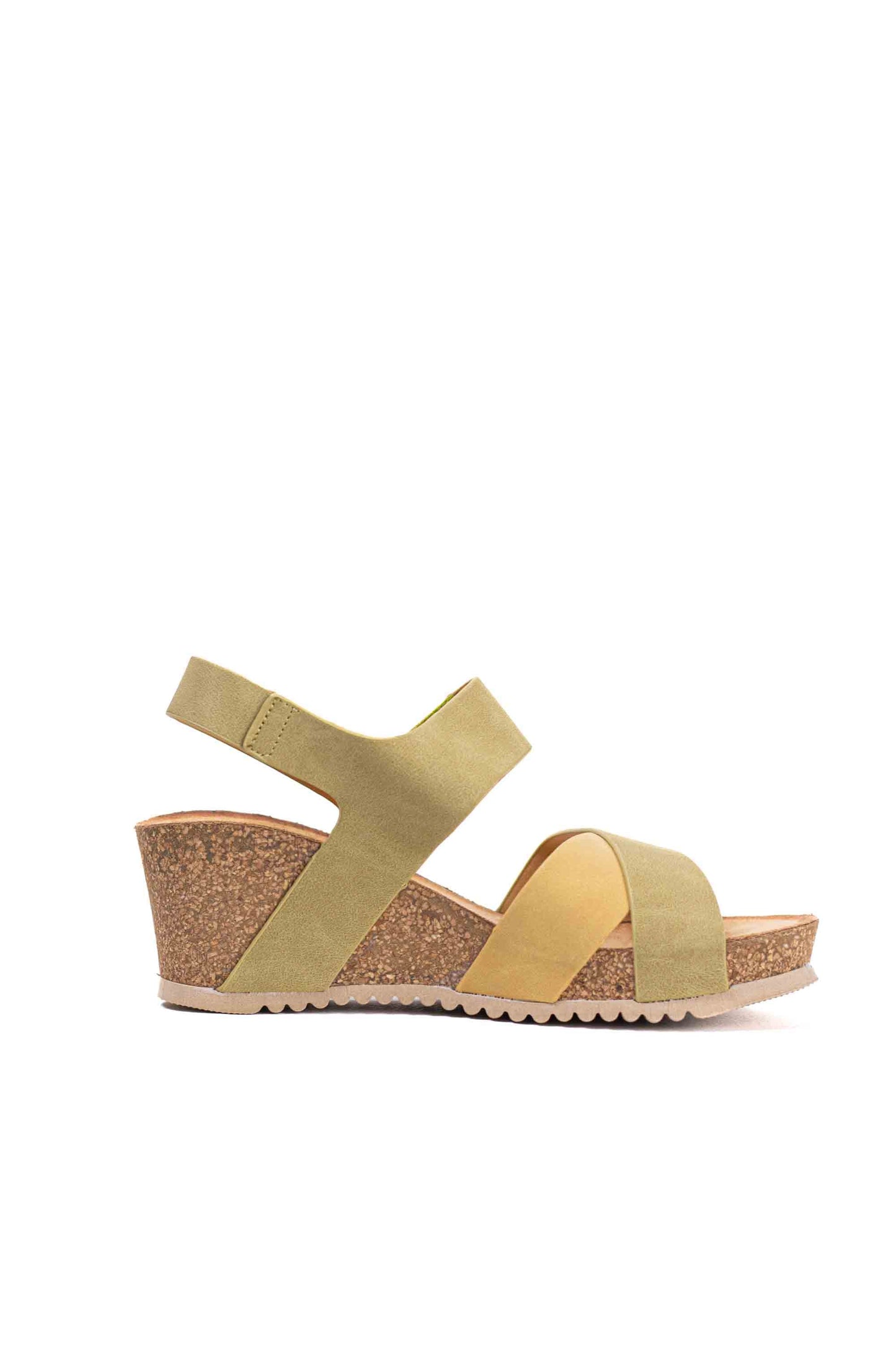 Sandalias mujer cuña Velcro y plataforma Ajustables