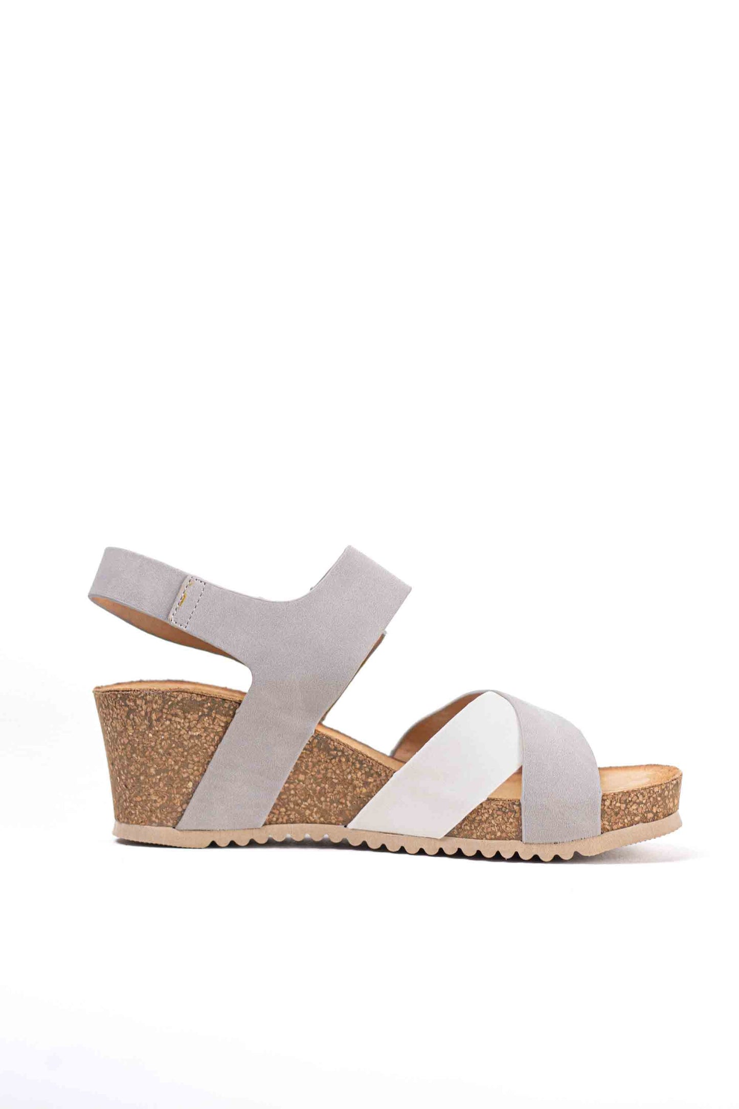 Sandalias mujer cuña Velcro y plataforma Ajustables