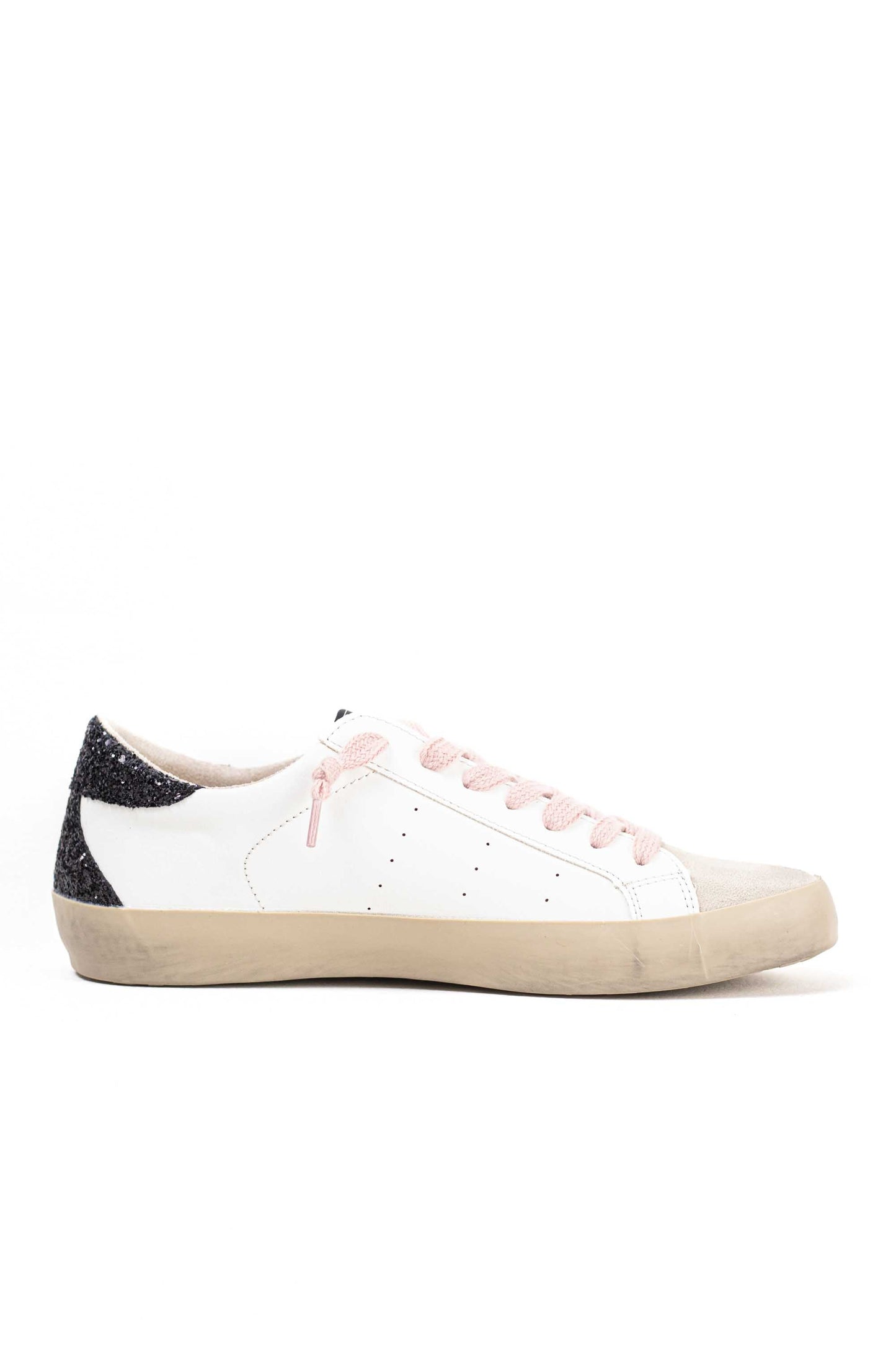 Zapatilla deportiva estilo retro en combinación de materiales Corina