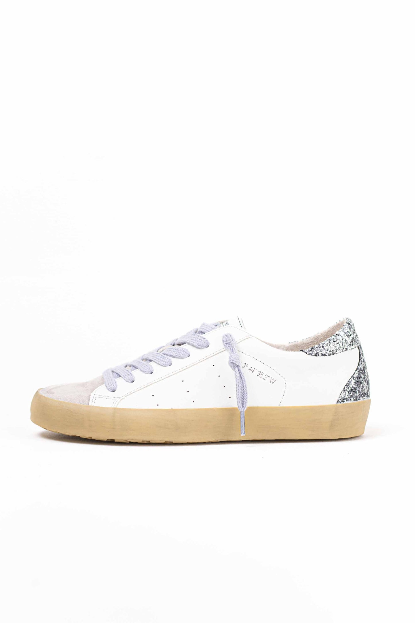 Zapatilla deportiva estilo retro en combinación de materiales Corina