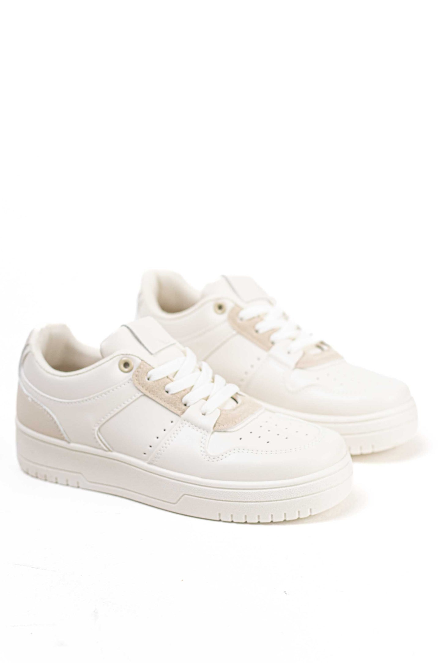 Zapatillas deportivas con plataforma mujer con cordones