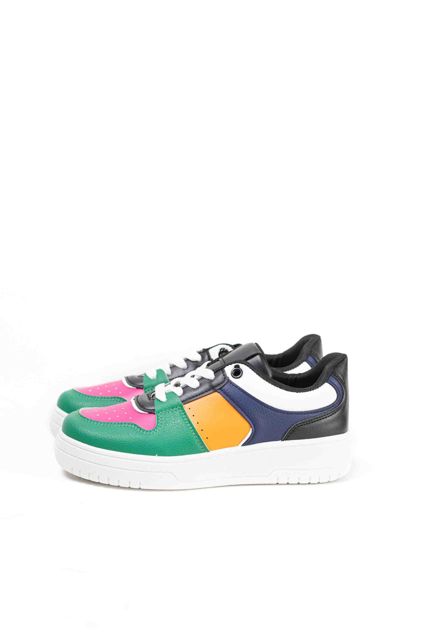 Zapatillas deportivas con plataforma mujer con cordones