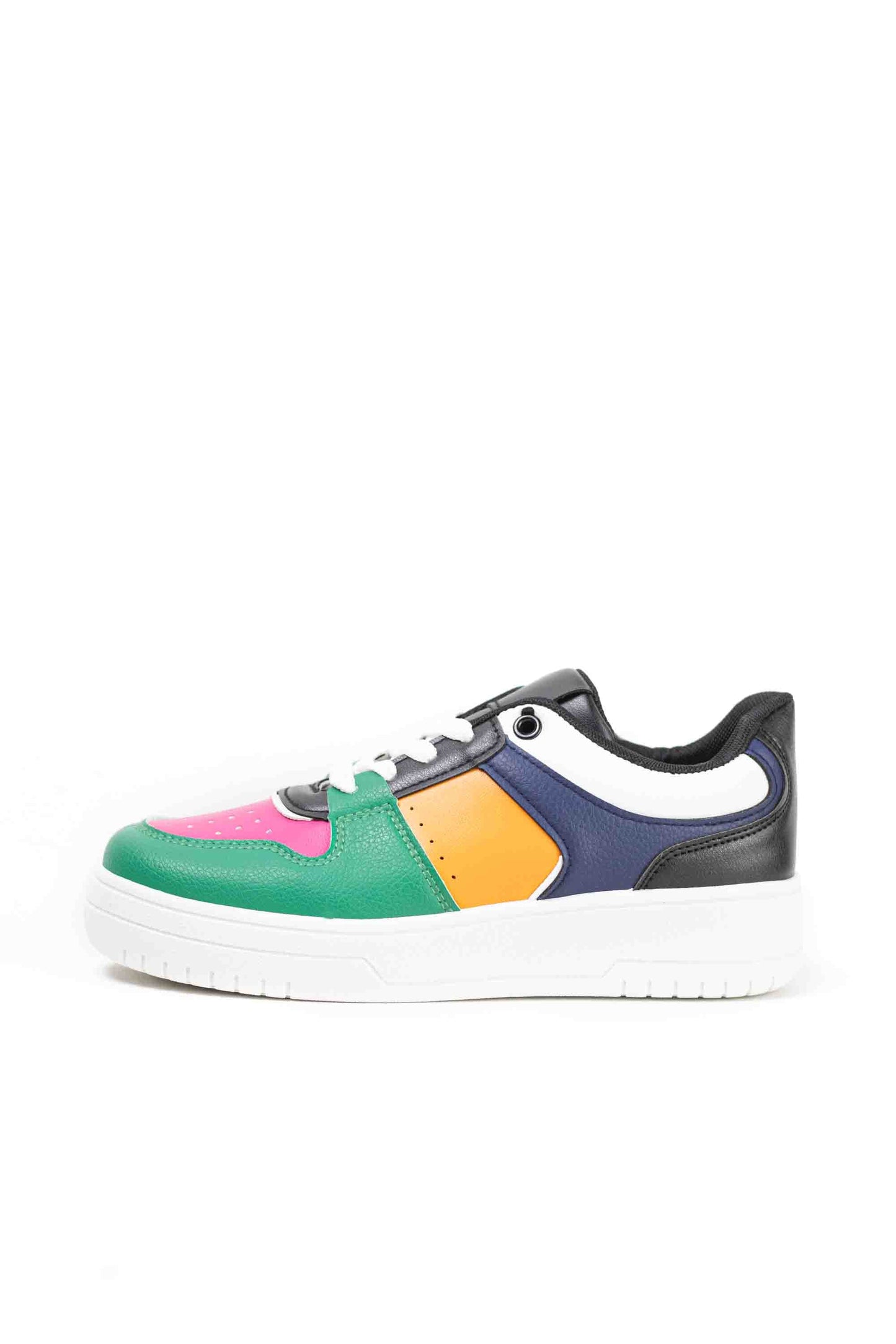 Zapatillas deportivas con plataforma mujer con cordones