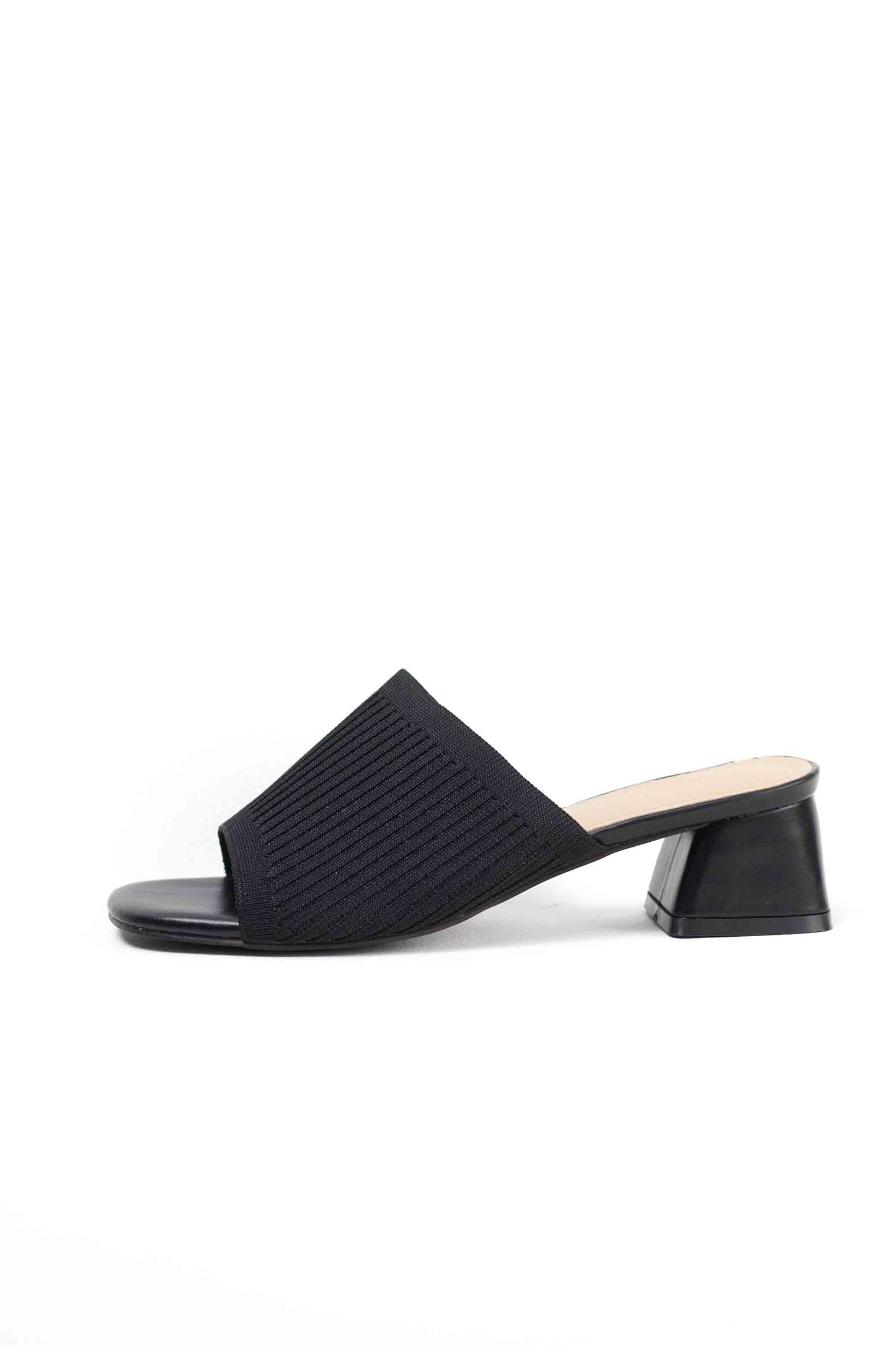 Sandalias doradas mules mujer con tacòn bajo con pala elàstica