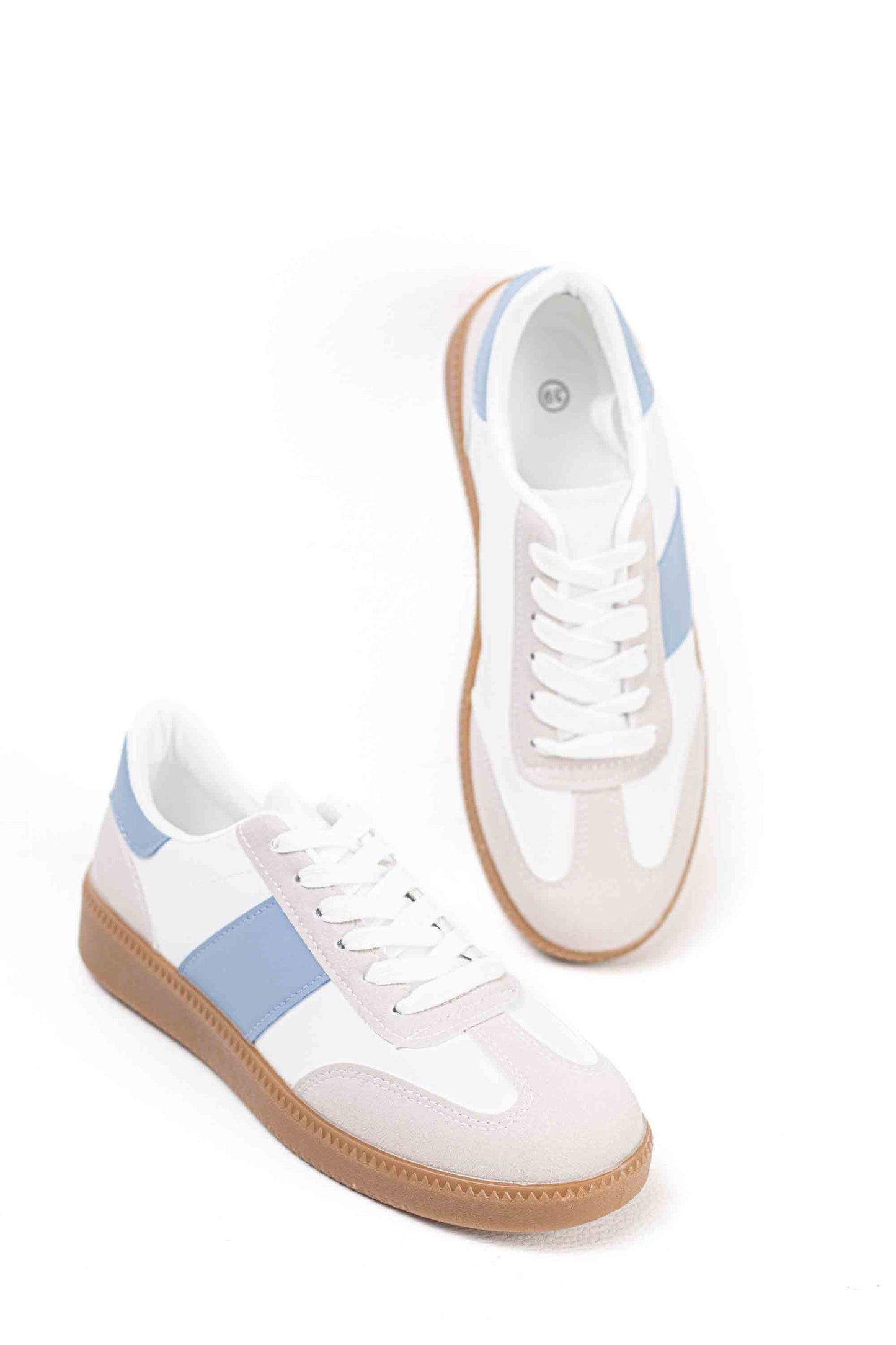 Zapatillas retro mujer con plataforma con cordones