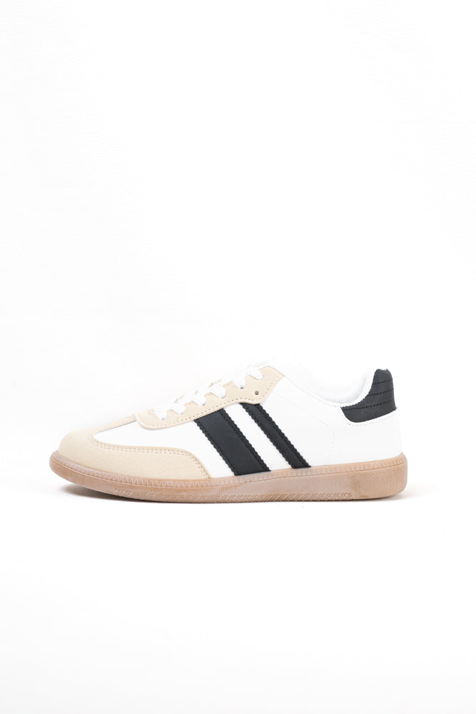 Zapatillas retro mujer con cordones
