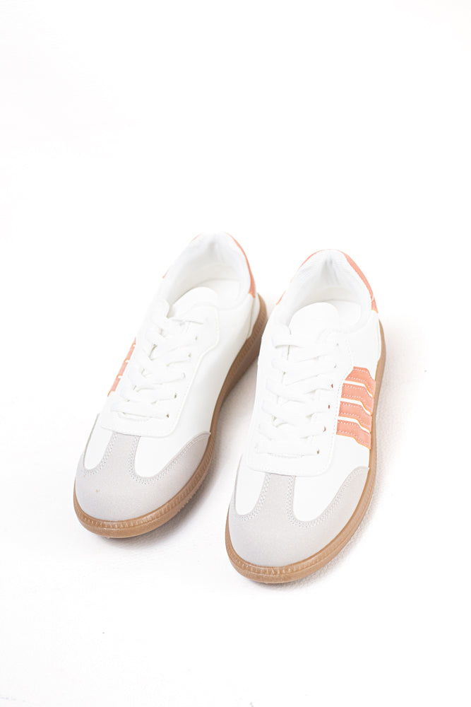 Zapatillas retro mujer con cordones suela flexible