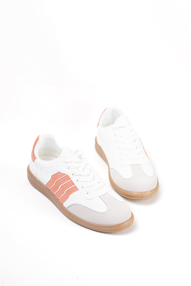 Zapatillas retro mujer con cordones suela flexible