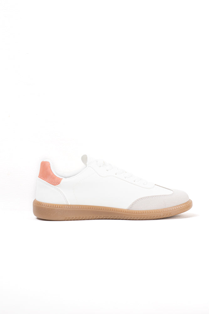 Zapatillas retro mujer con cordones suela flexible