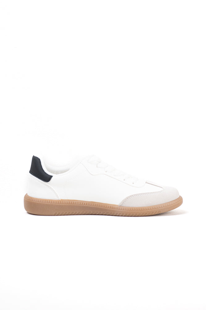 Zapatillas retro mujer con cordones suela flexible