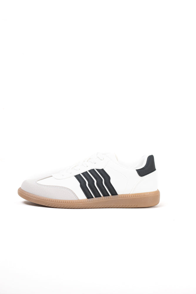 Zapatillas retro mujer con cordones suela flexible