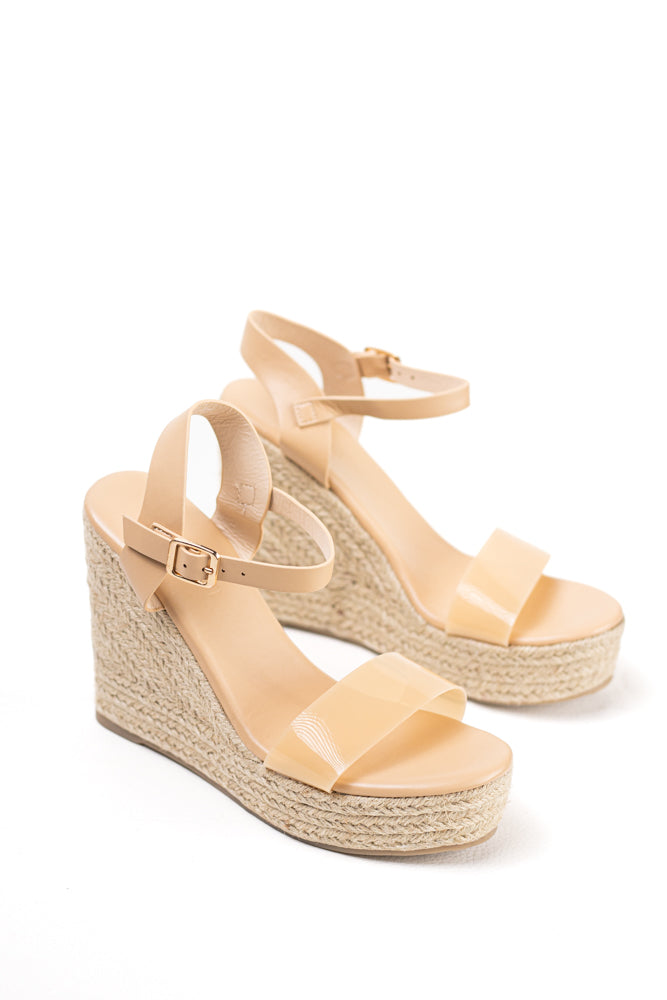 Sandalias mujer cuñas altas con plataforma de espartos con plantilla acolchada