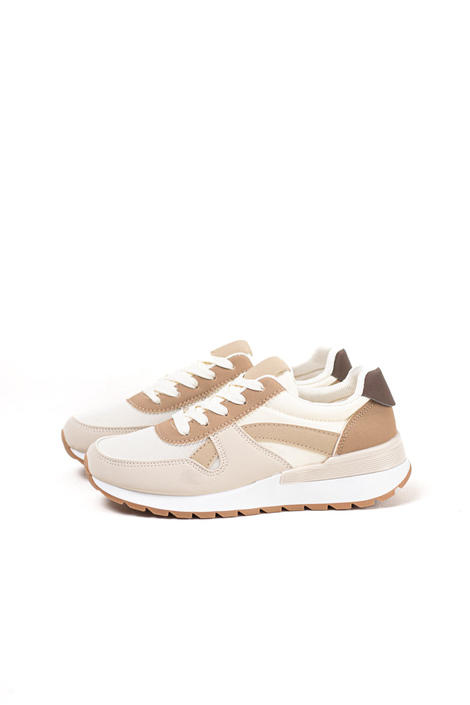 Zapatillas deportivas para mujer en tonos tierra, estilo natural y confort duradero para el día a día
