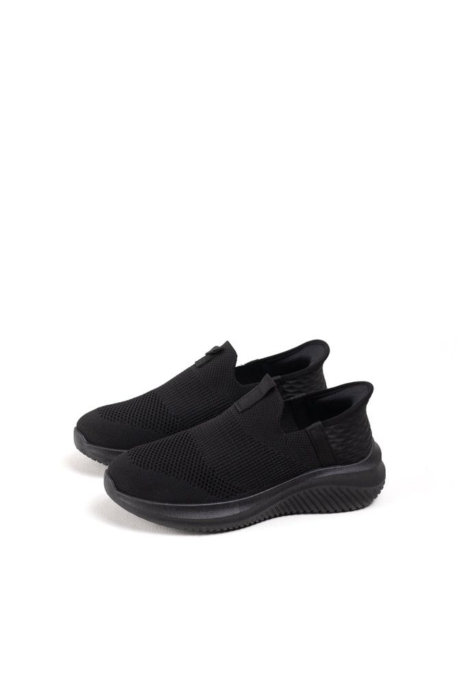 Zapatillas Deportivas Slip-On Negras para Mujer, comodidad y estilo moderno