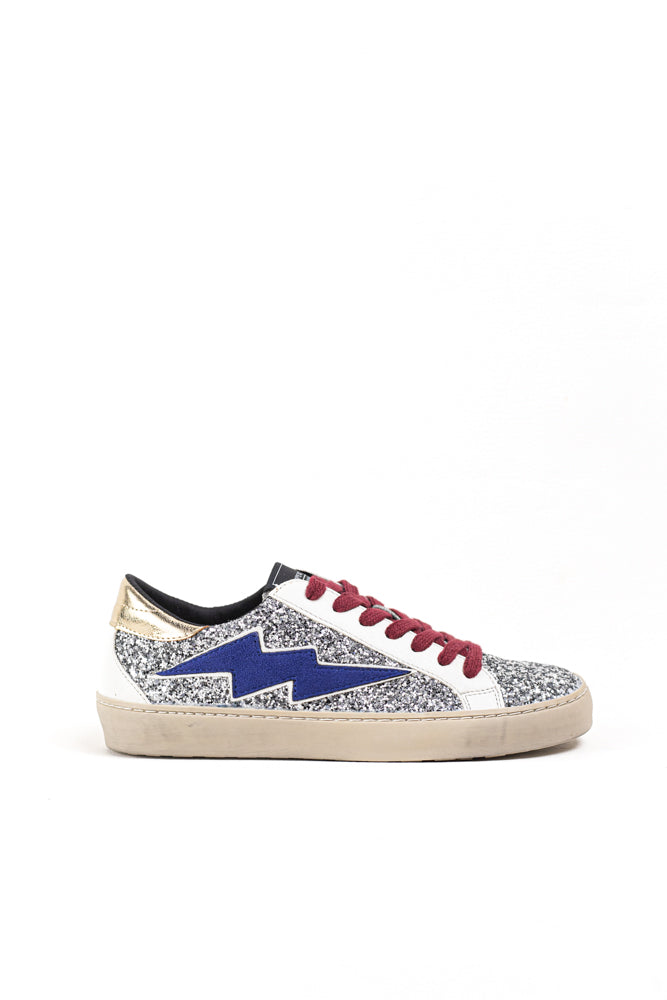 Zapatillas Casual para Mujer con Detalles Brillantes y Estrella Azul, combina confort y estilo.Corina