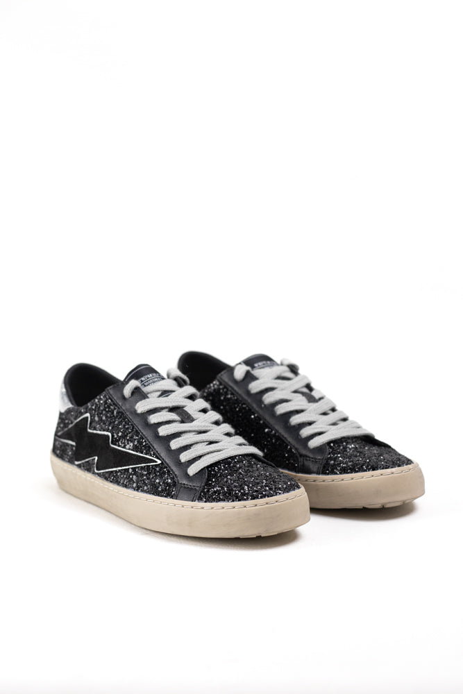 Zapatillas Casual para Mujer con Detalles Brillantes y Estrella Azul, combina confort y estilo.Corina