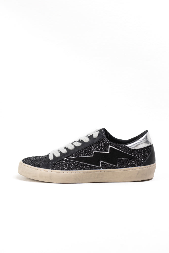 Zapatillas Casual para Mujer con Detalles Brillantes y Estrella Azul, combina confort y estilo.Corina