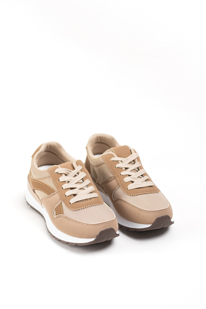 Zapatillas deportivas para mujer en tonos tierra, estilo natural y confort duradero para el día a día