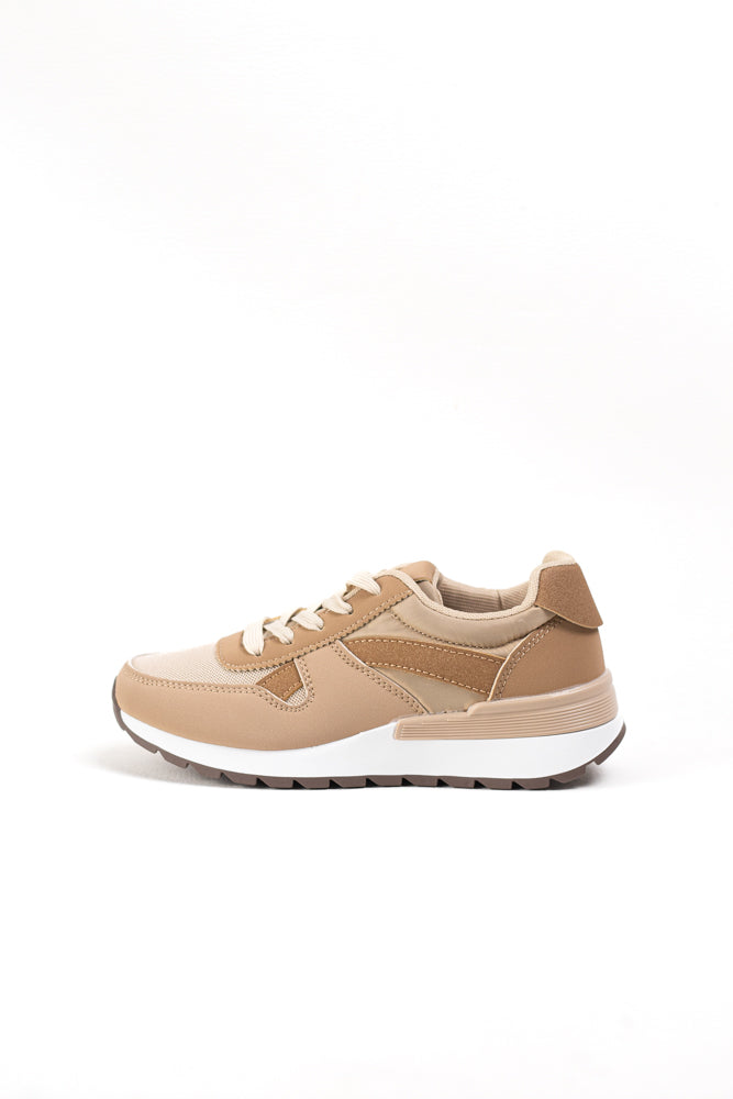 Zapatillas deportivas para mujer en tonos tierra, estilo natural y confort duradero para el día a día