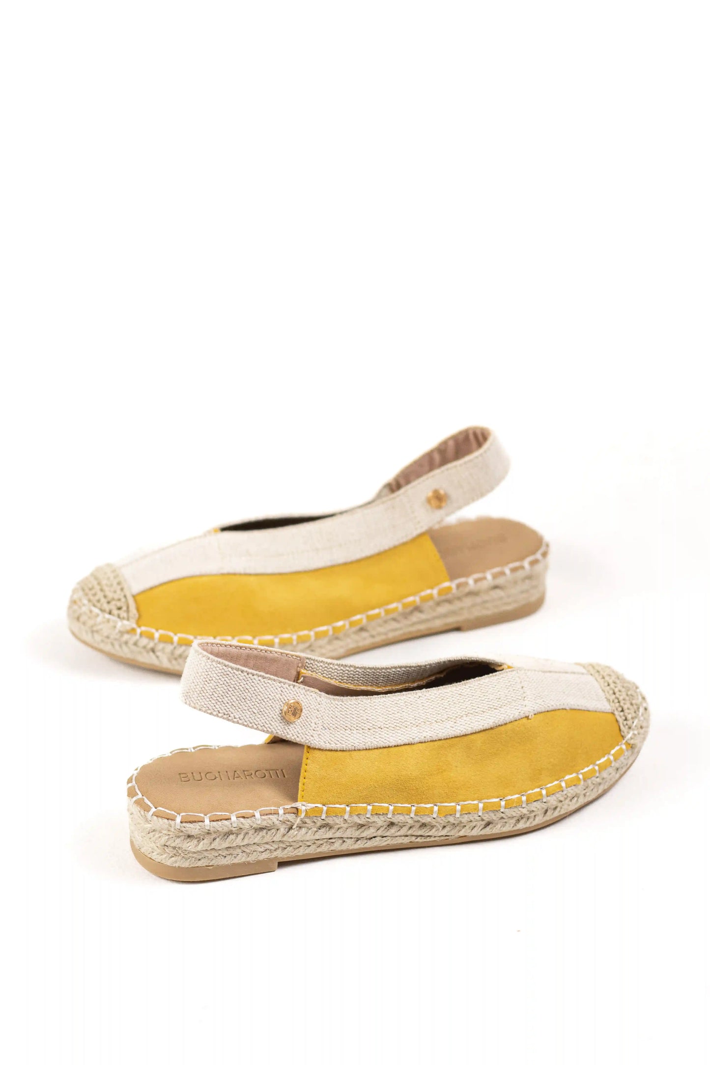 sandalia alpargata de mujer con suela de esparto y detalle trenzado color Azules talla 39