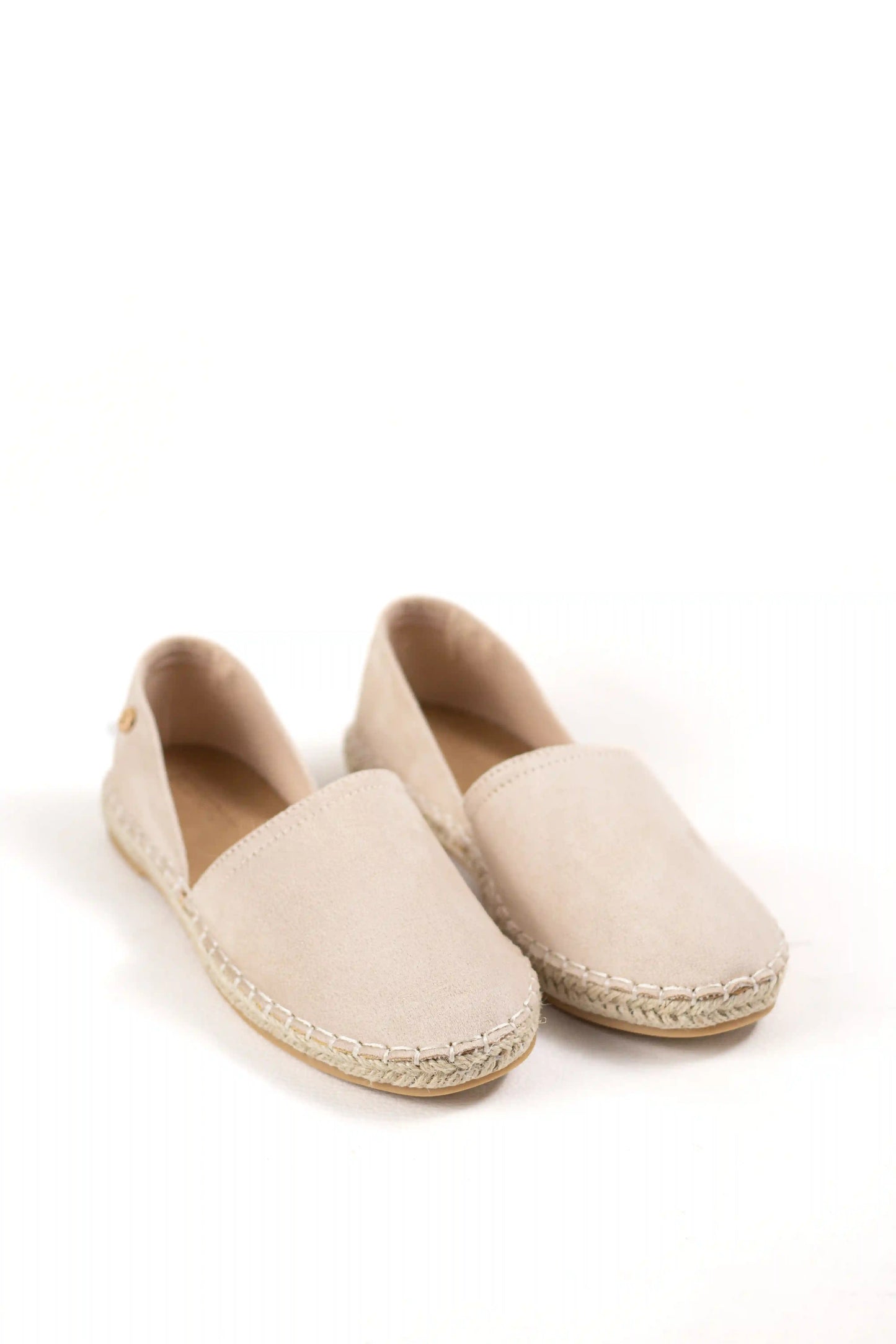 alpargata con suela de yute estilo slip on y puntera cerrada color Beige talla 37