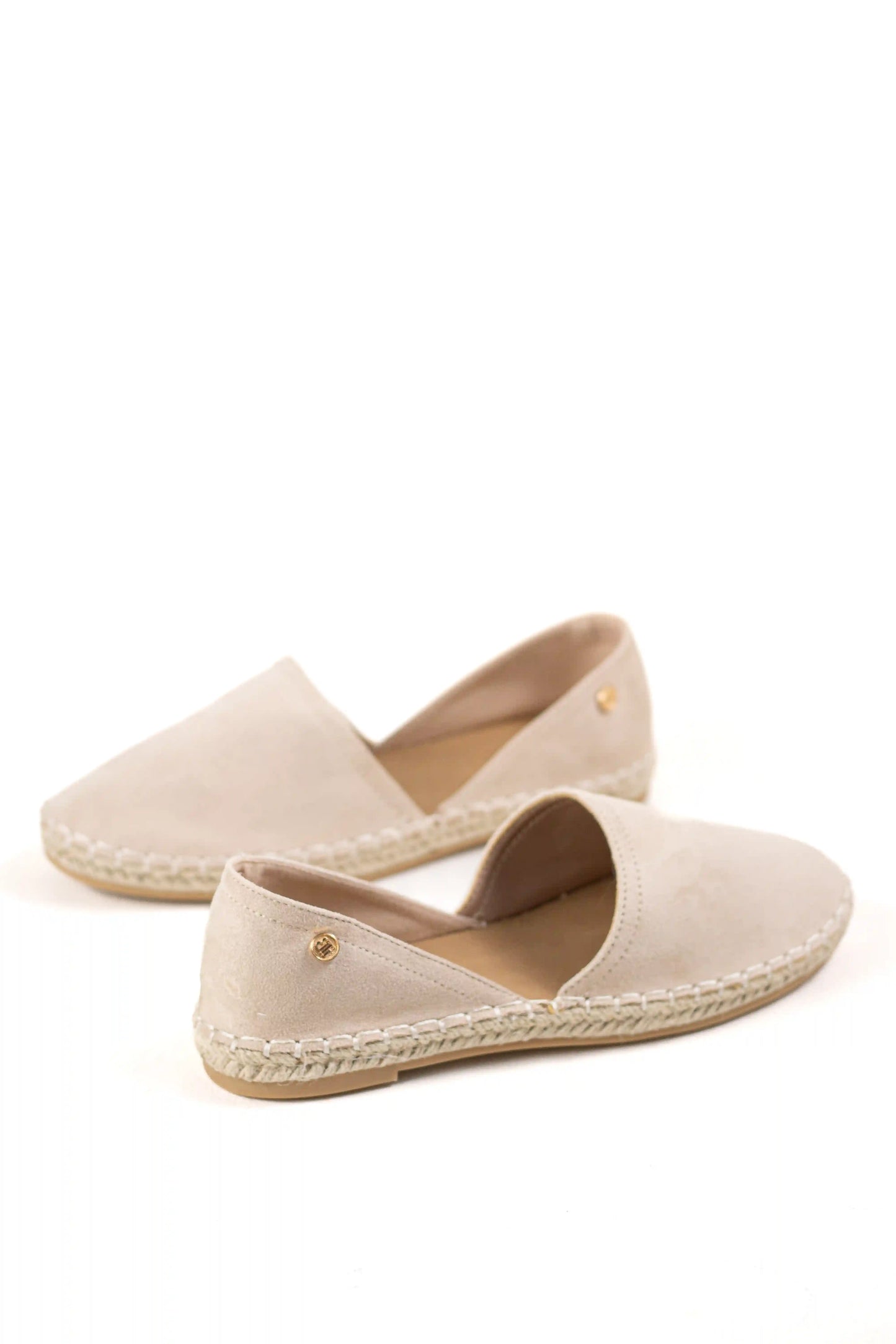 alpargata con suela de yute estilo slip on y puntera cerrada color Beige talla 39