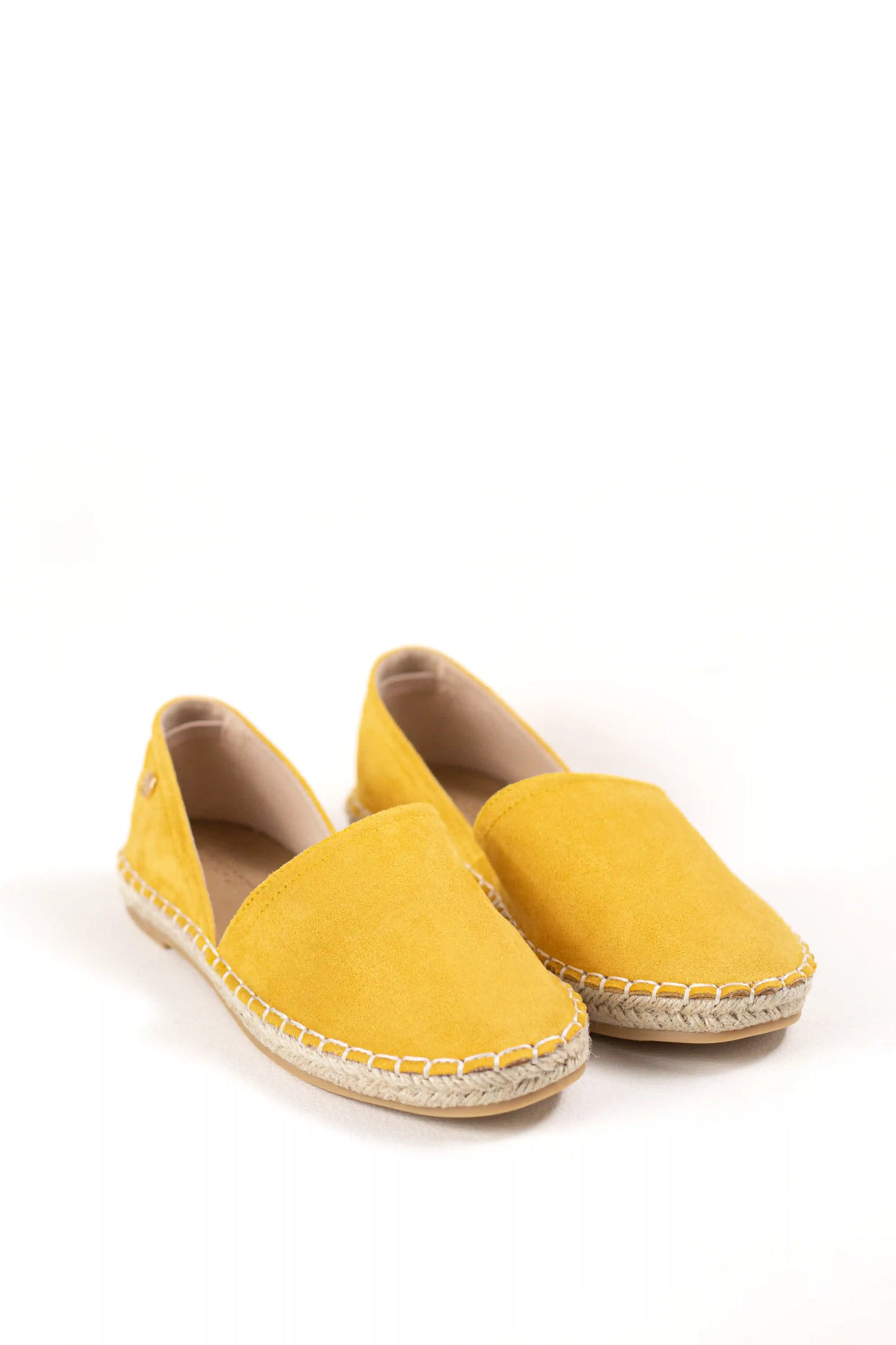 alpargata con suela de yute estilo slip on y puntera cerrada color Verde talla 38