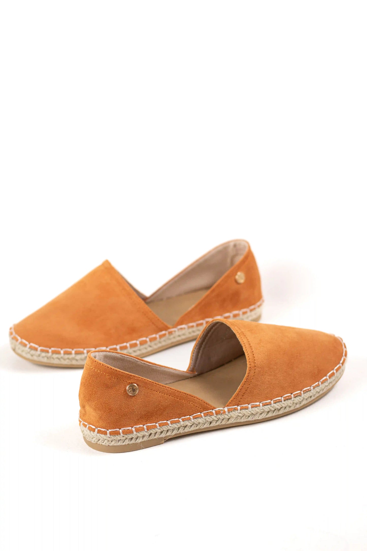 alpargata con suela de yute estilo slip on y puntera cerrada color Amarillas talla 38