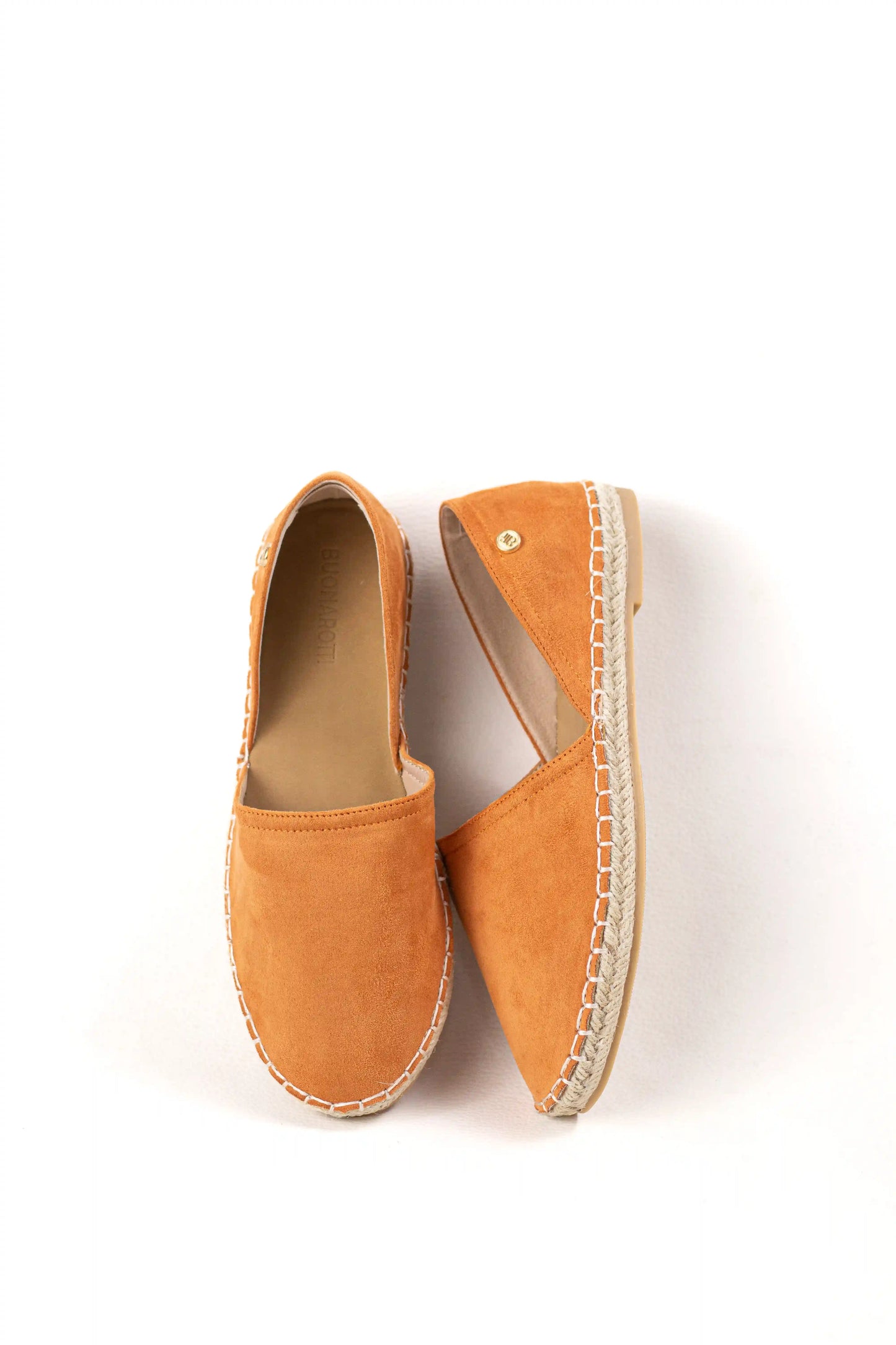 alpargata con suela de yute estilo slip on y puntera cerrada color Amarillas talla 39