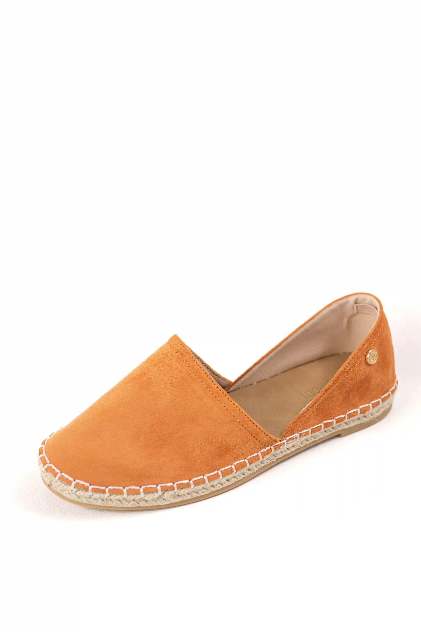 alpargata con suela de yute estilo slip on y puntera cerrada color Amarillas talla 40