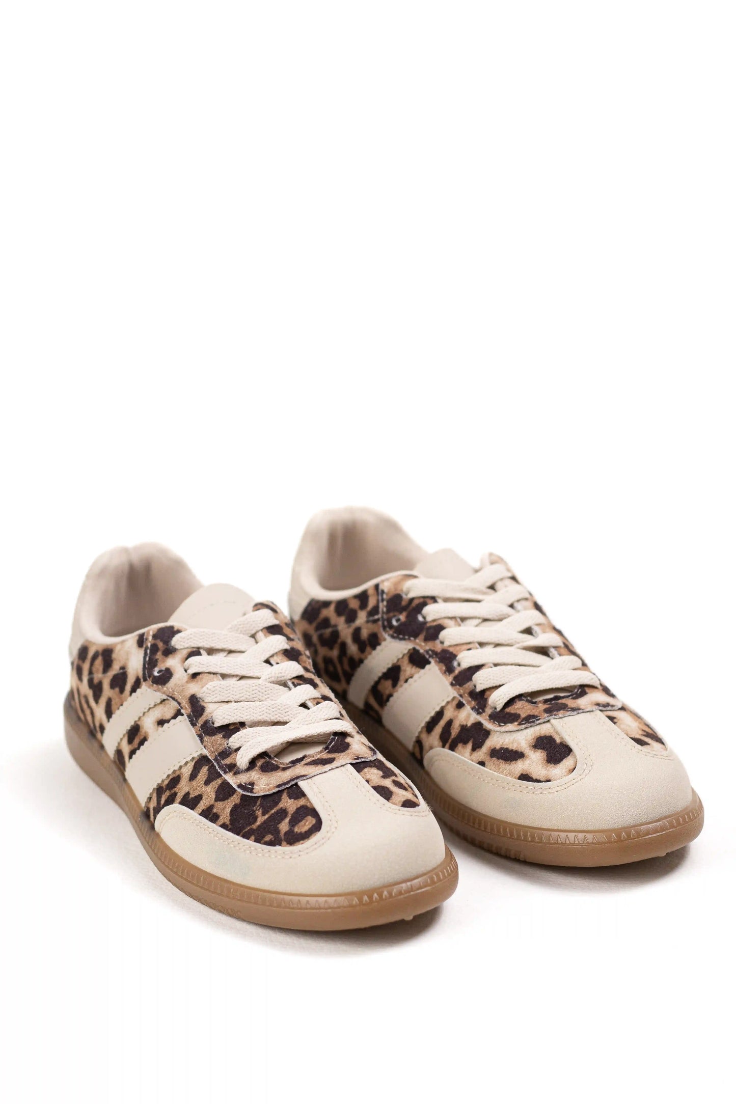 zapatillas deportivas plataforma urbanas de mujer con suela de goma y detalle lateral zapatillas color Leopardo talla 36