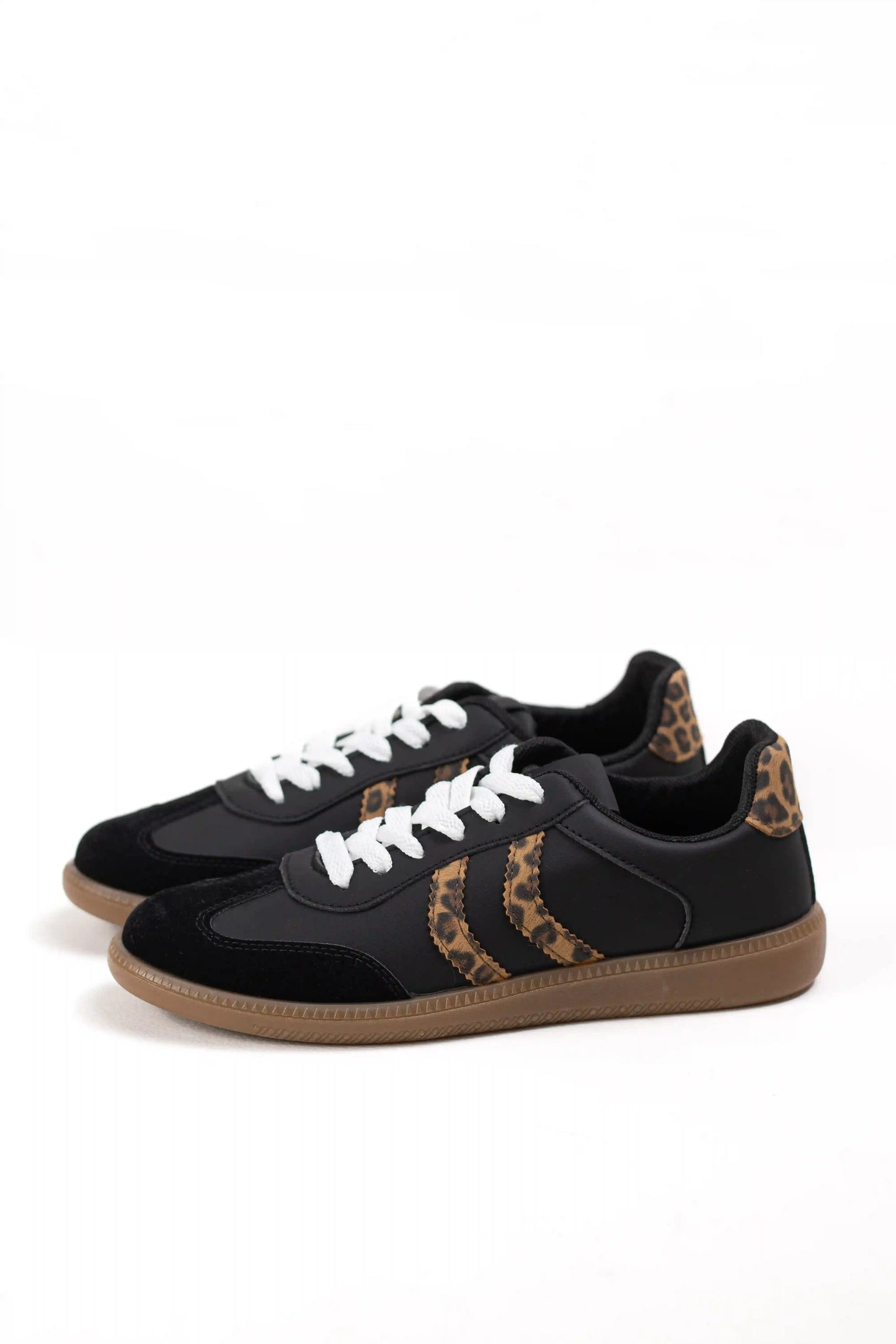 zapatilla deportiva de mujer con estampado animal y suela antideslizante zapatillas color Negras talla 36