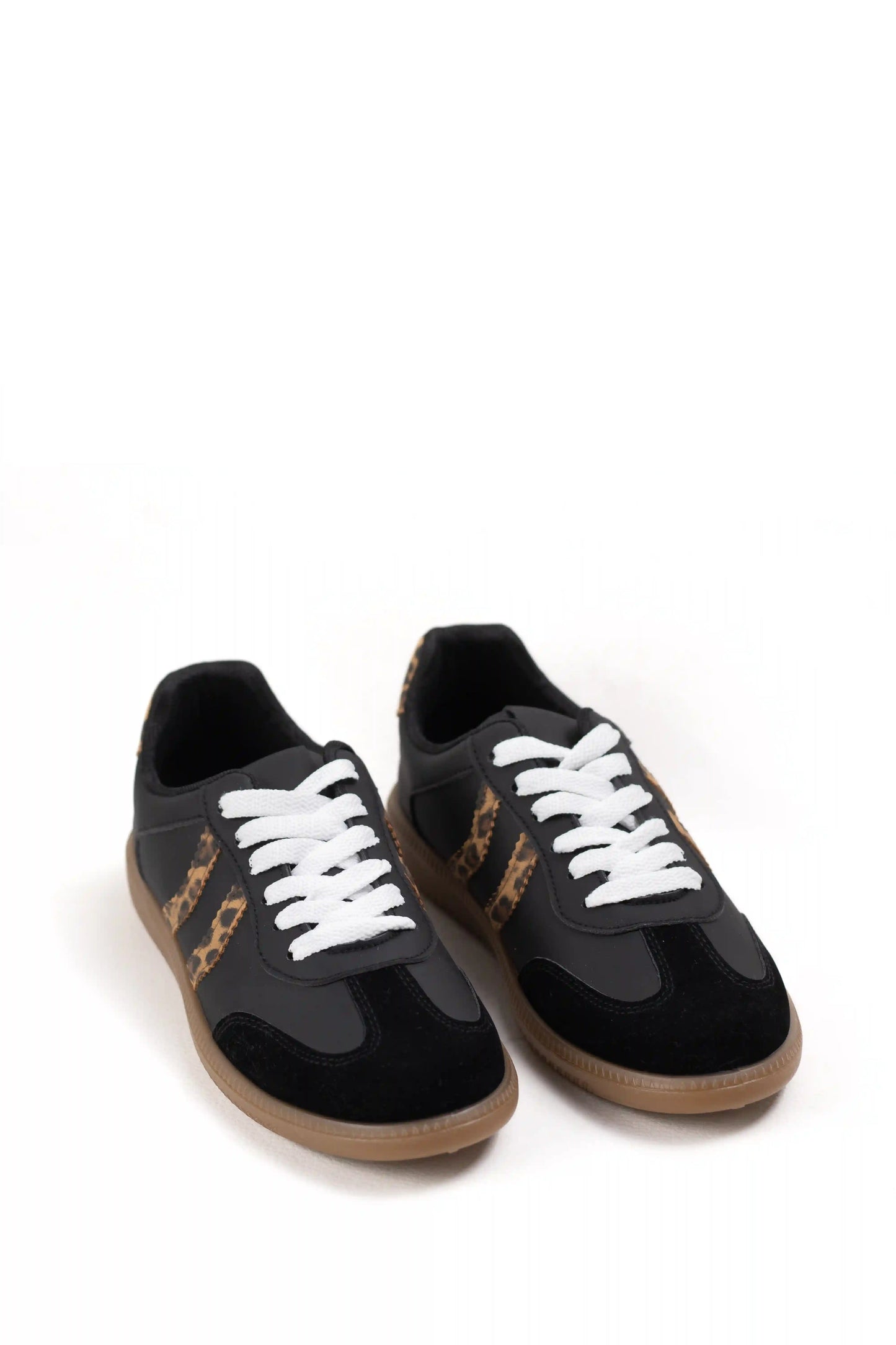 zapatilla deportiva de mujer con estampado animal y suela antideslizante zapatillas color Negras talla 37