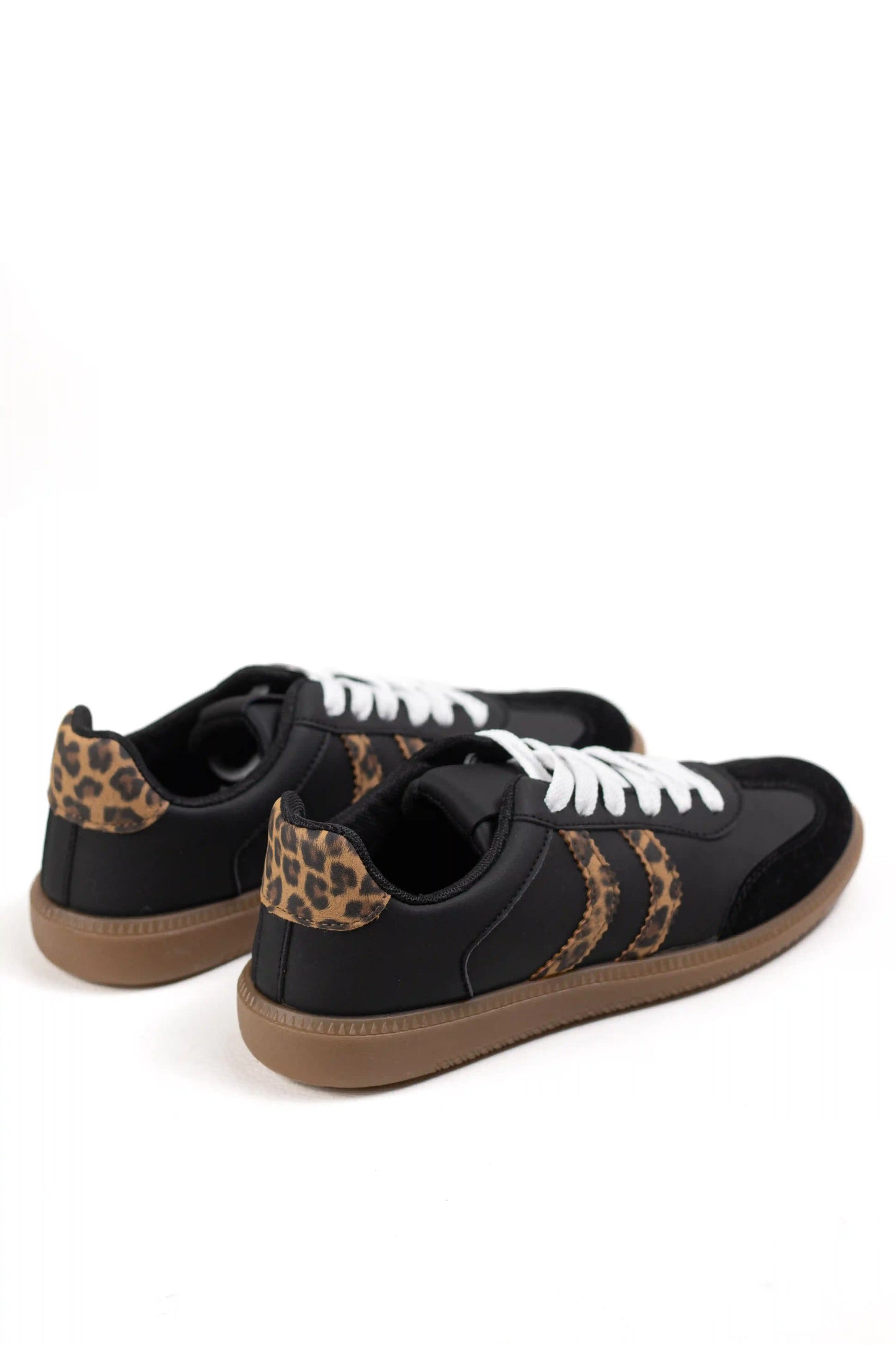 zapatilla deportiva de mujer con estampado animal y suela antideslizante zapatillas color Negras talla 38