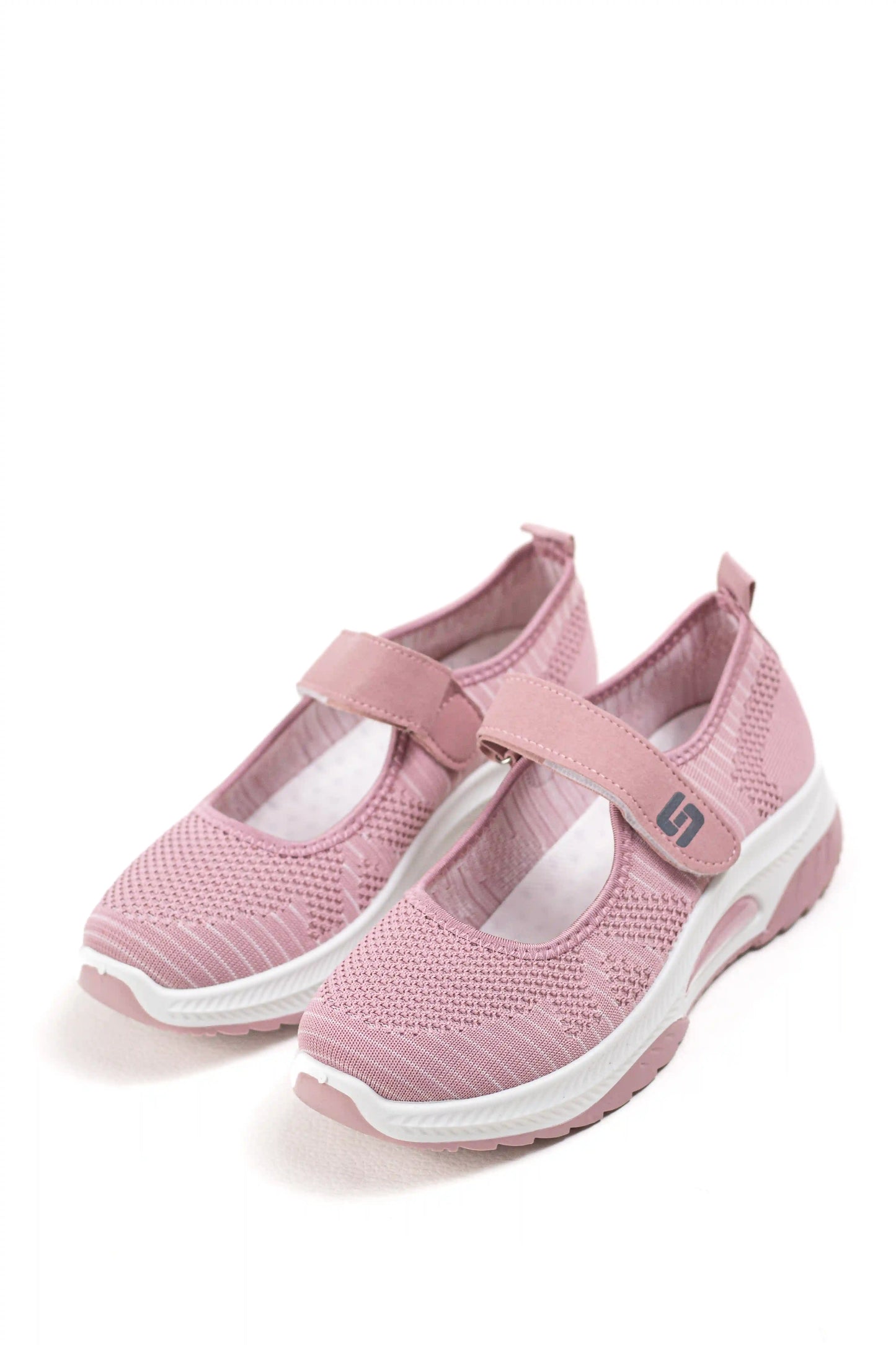 zapatillas deportivas tipo mary jane con suela ligera y ajuste de velcro comodidad y estilo casual zapatillas color Rosas talla 37