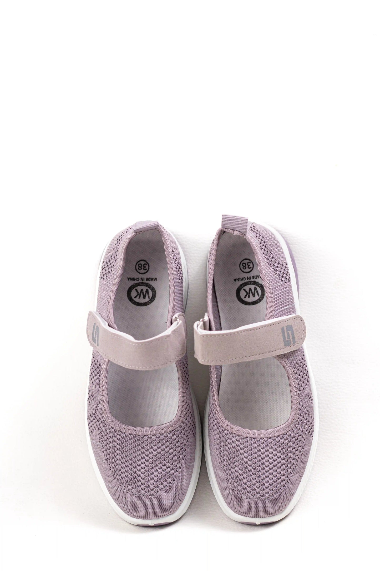 zapatillas deportivas tipo mary jane con suela ligera y ajuste de velcro comodidad y estilo casual zapatillas color Moradas talla 37