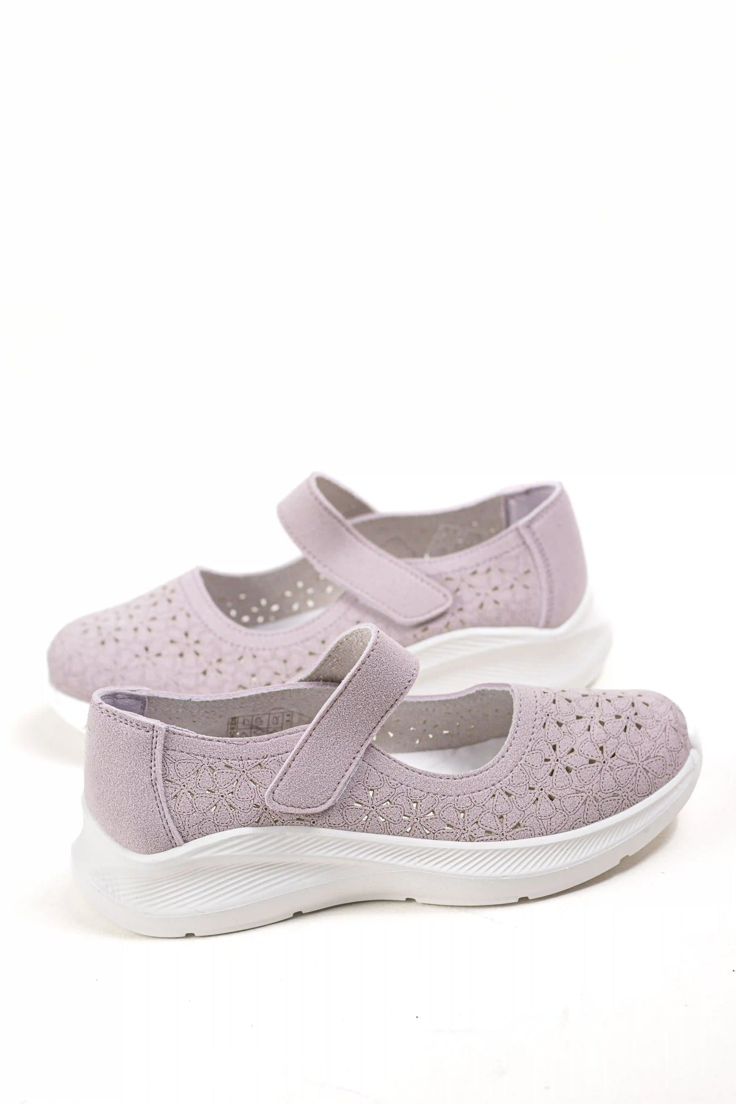 zapatillas mary jane con diseno calado y suela ergonomica comodidad y estilo diario zapatillas color Moradas talla 36