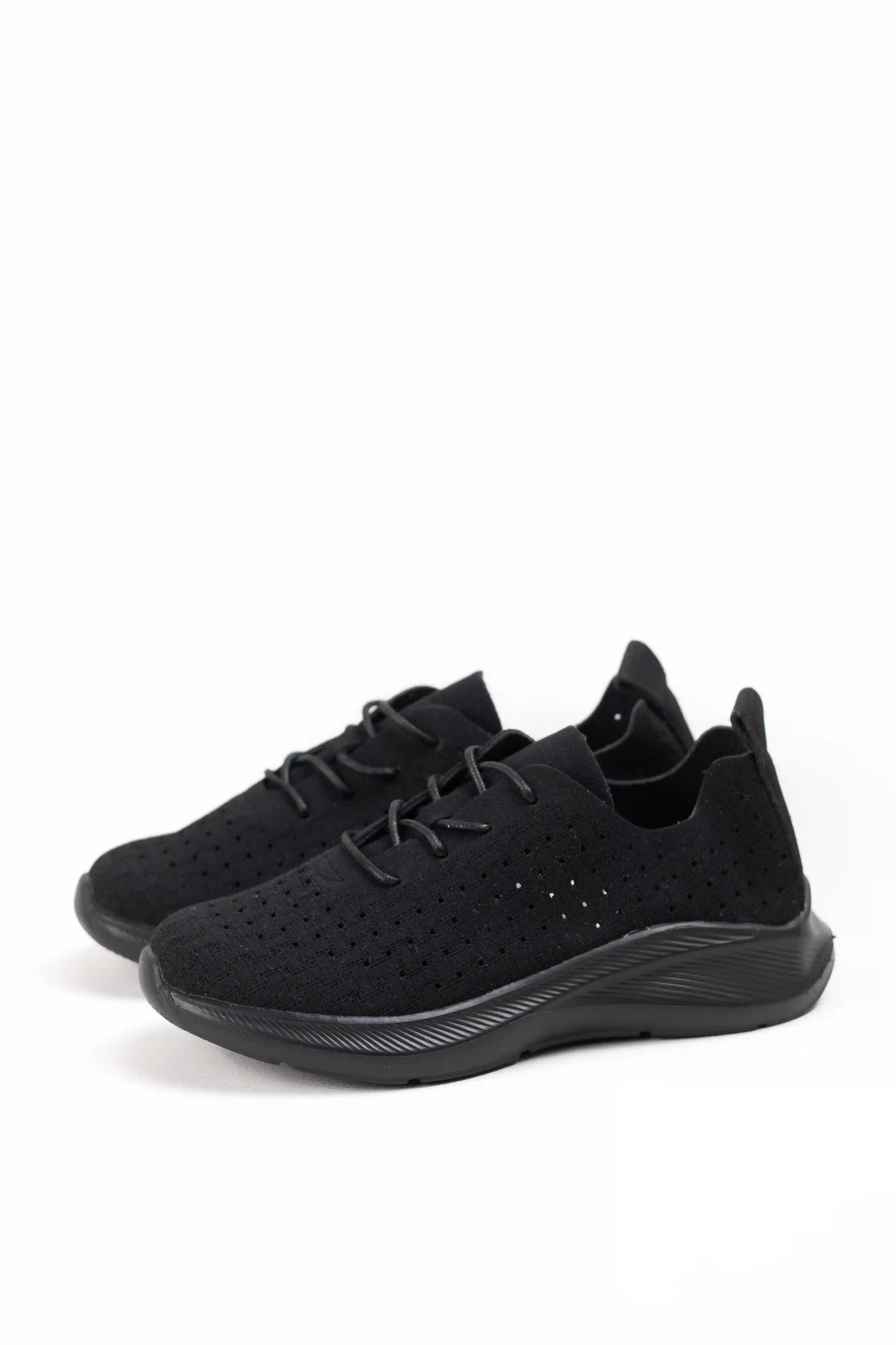 zapatillas deportivas con tejido perforado y suela ligera comodidad y estilo casual color Negro talla 36